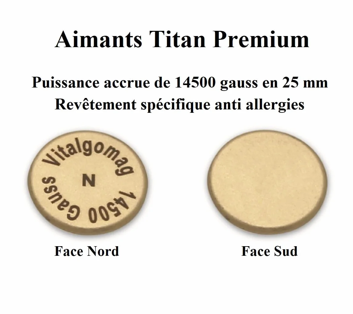 Titans Premium Magnesy Terapeutyczne na Ból 25mm 14500 Gauss