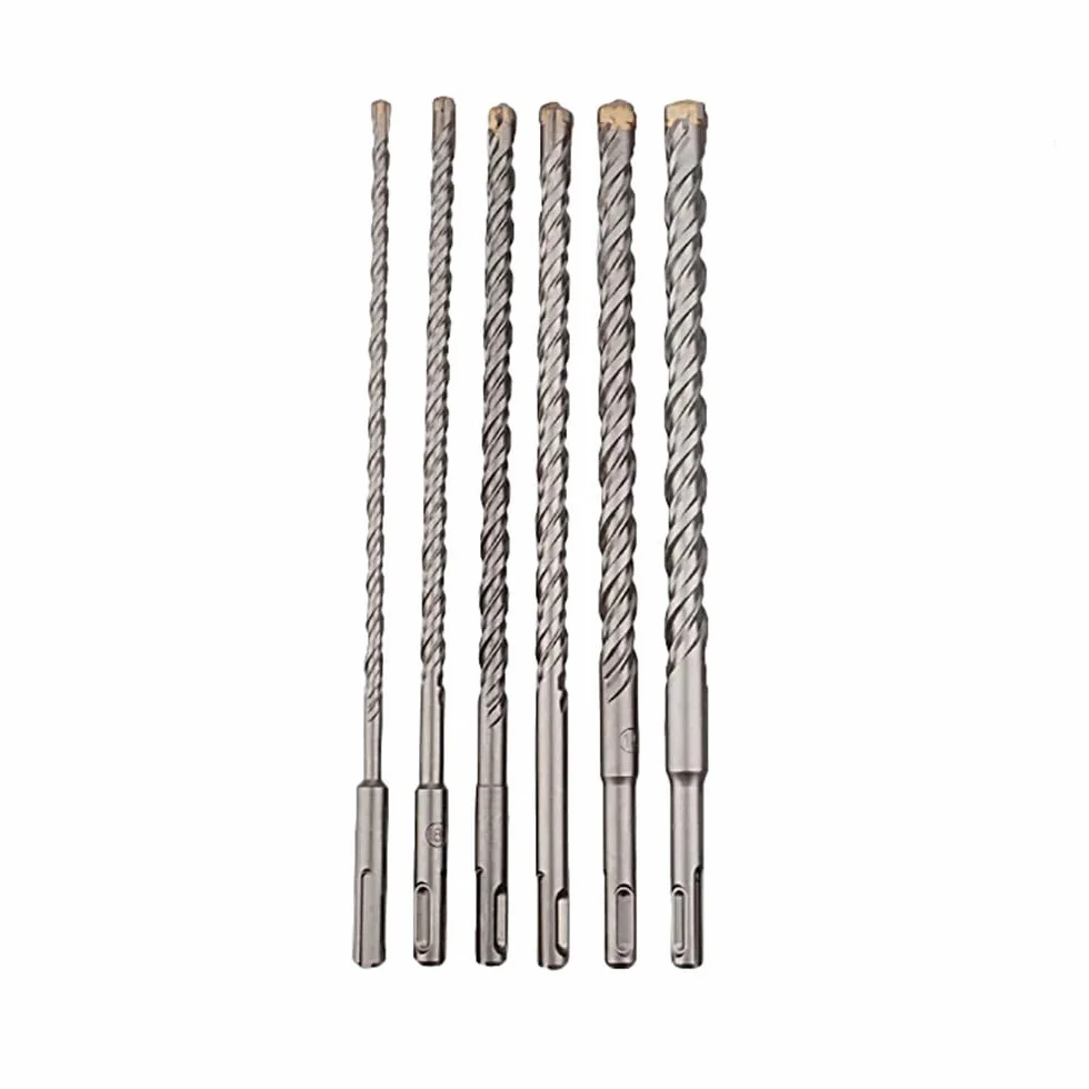 Zestaw wiertła obrotowego SDS Plus， Wiertło udarowe do betonu SDS Plus 6-25 mm 260 mm z węglika wolframu, cegła krzyżowa | 22mm