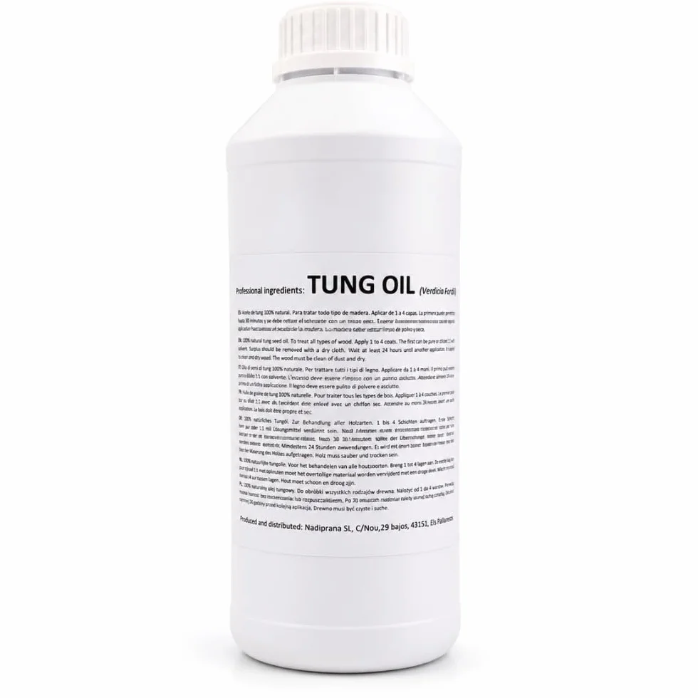 Olej tungowy 1 litr 100% czysty naturalna pielęgnacja drewna wodoodporny