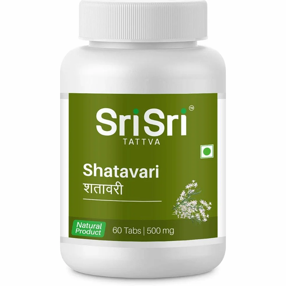 Sri Sri Tablet Tattva Ayurveda Shatavari (60 Tab) X 2