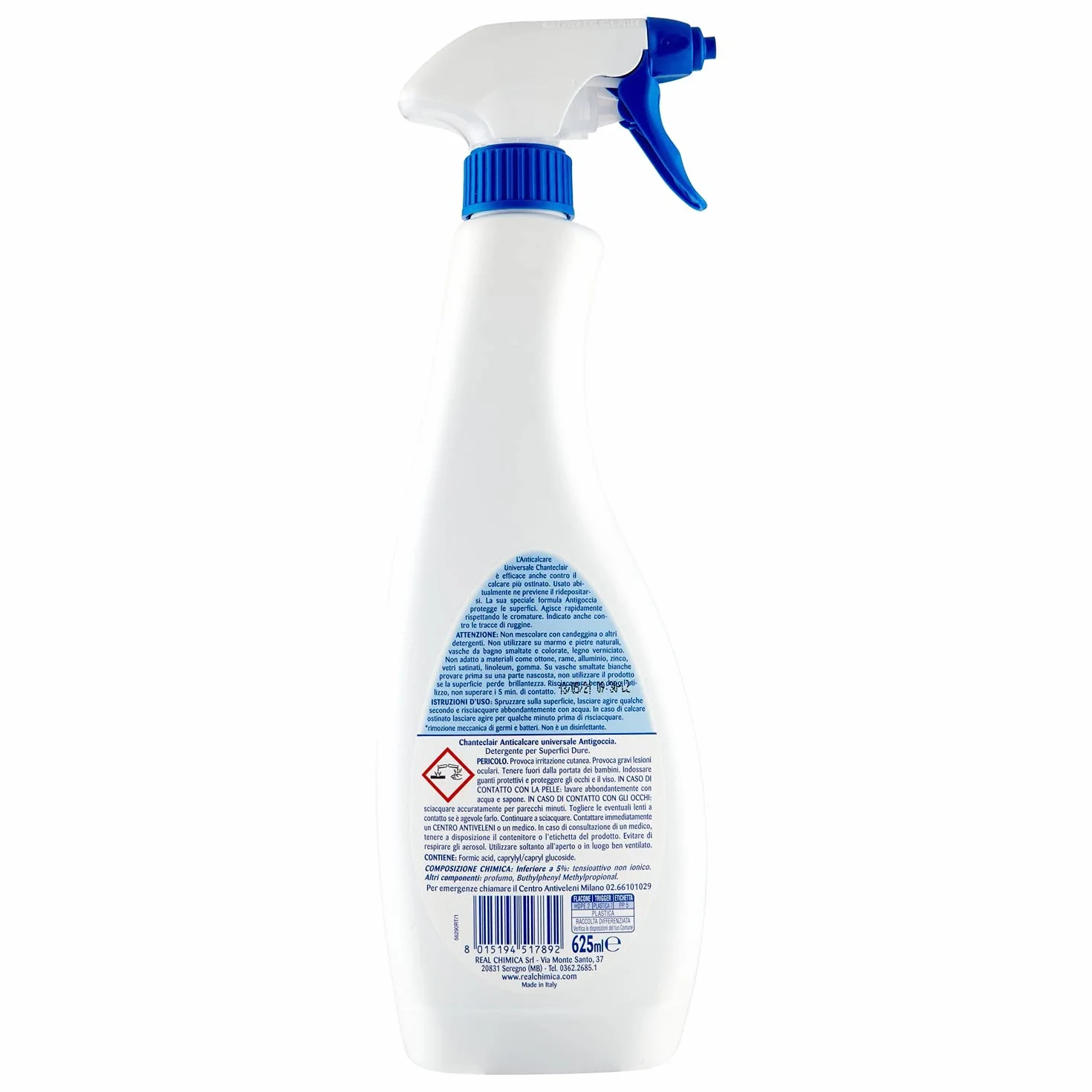 Chanteclair - CHANTECLAIR Anti-Limescale Trigger Anti-Drip, 625 ml