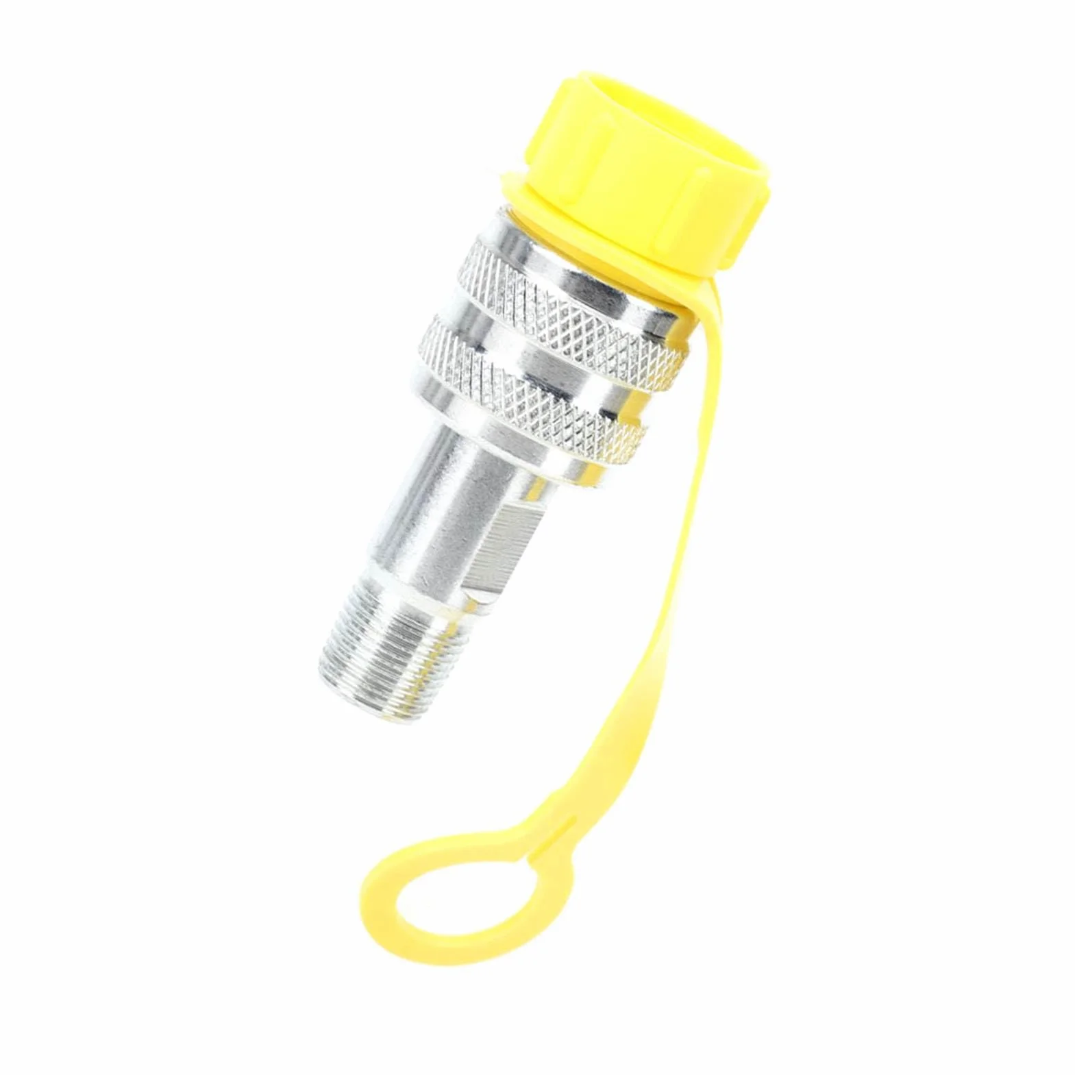 Złącze Hydrauliczne, Zestaw Złączek Hydraulicznych, Szybkozłącze ze Stali Chromowanej, wytrzymałość na Ciśnienie 70 MPa, z funkcją Blokady Zabezpieczającej dla Przewodu Oleju