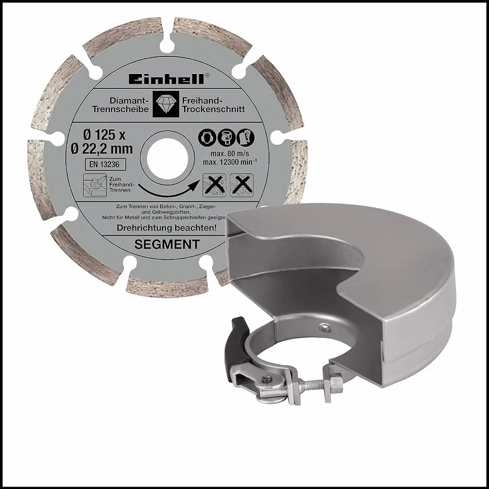 Einhell 4430885 Szlifierka Kątowa, 750 W, 230 V, Czarny/Czerwony, ‎40 x 13.5 x 23.3 cm; 1.88 kg