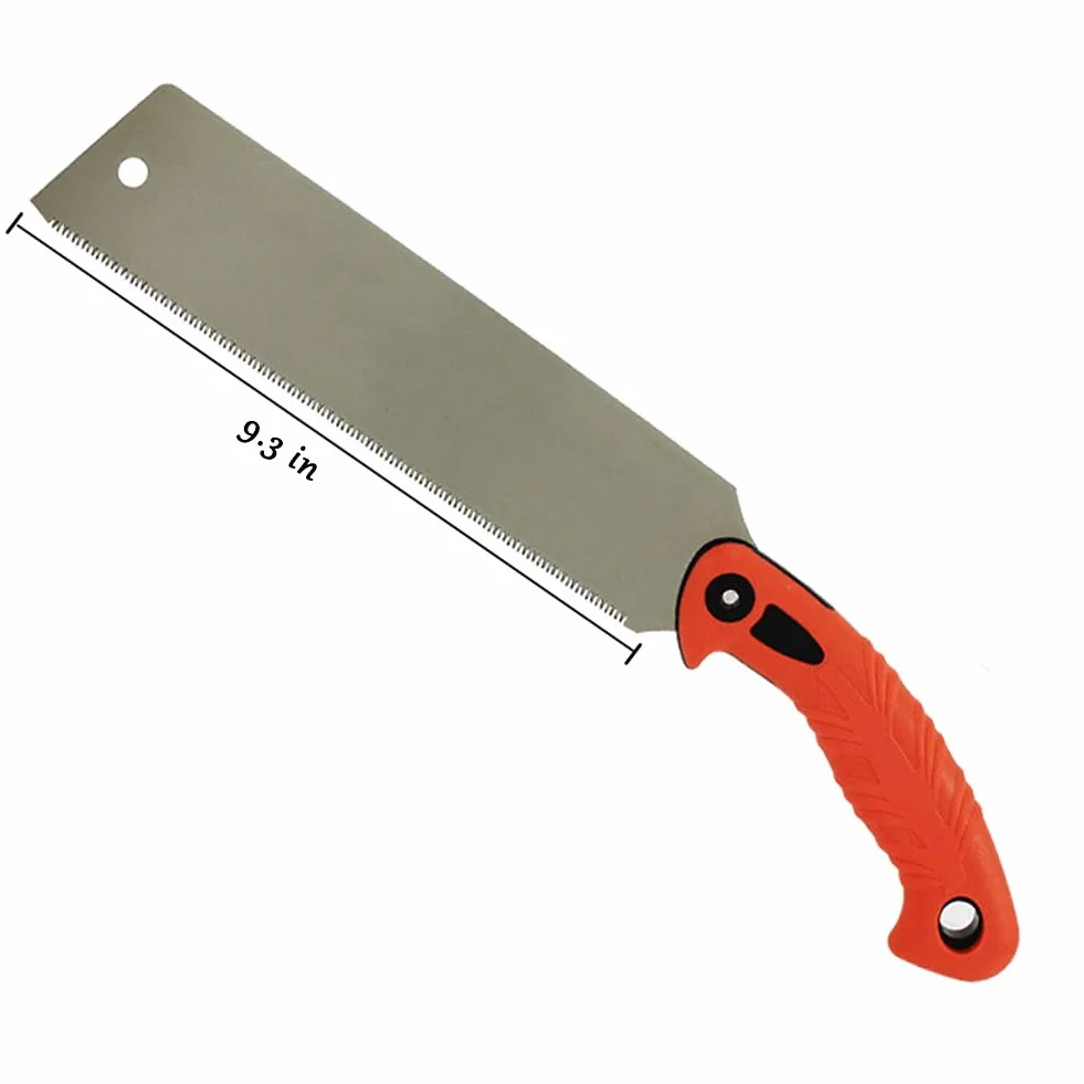 DUEBEL Razorsaw piła Kataba piła krzyżowa o drobnych zębach z 250 mm wymiennym ostrzem japońska piła ręczna jednoostrzowa piła do cięcia równoczesnego piła do obróbki drewna piła krzyżowa do maszynki do golenia z twardego drewna