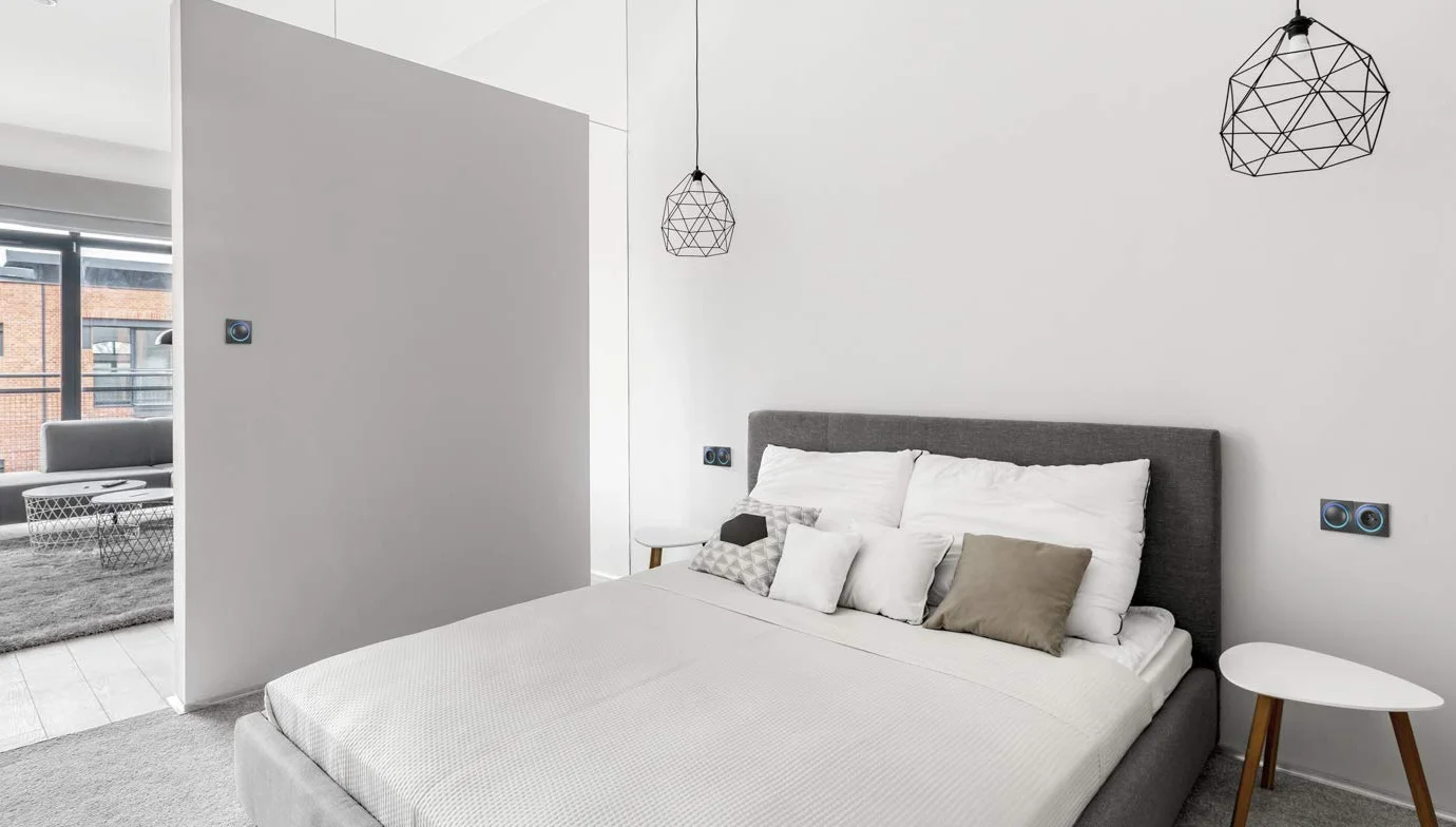 FIBARO Walli Roller Shutter Z-Wave Plus Smart Home podtynkowy przełącznik rolety antracyt FGWREU-111-8