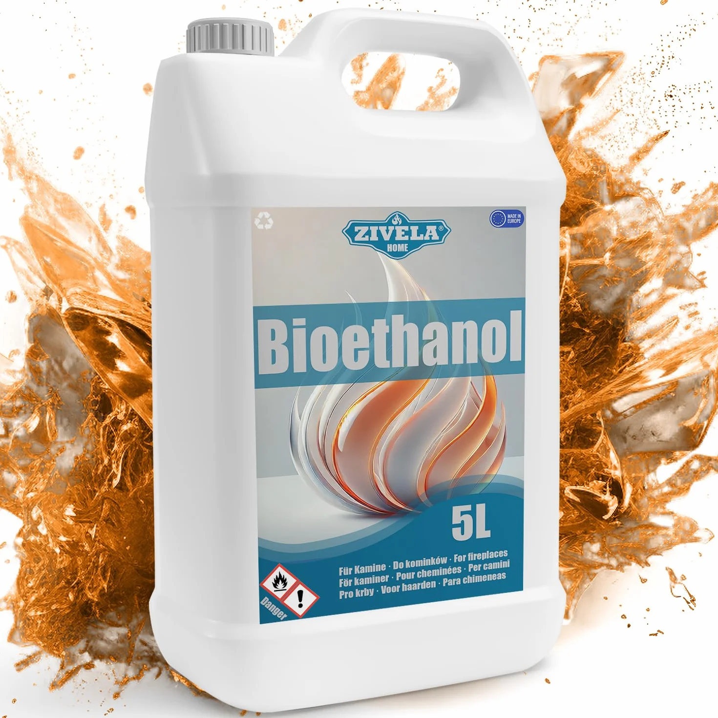 Bioetanol 96,6% 15 l bezzapachowy do kominka
