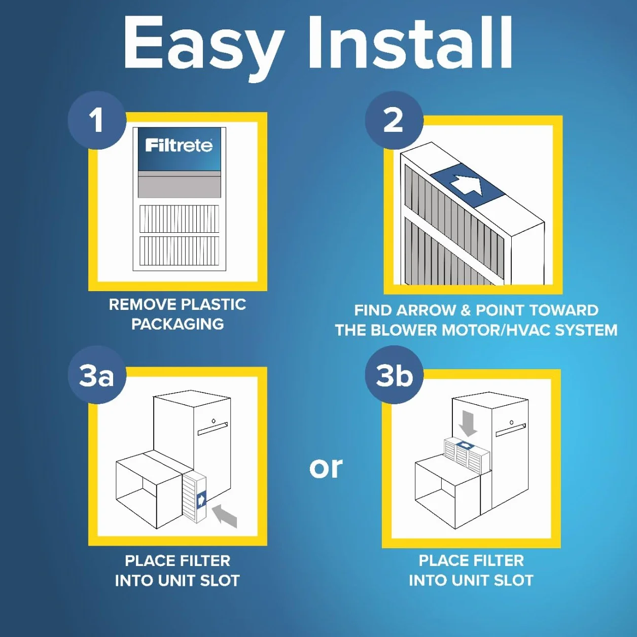 Filtrete Filtr powietrza 16 x 25 x 4, MPR 1000, MERV 11, ochrona przed alergenami 12 miesięcy, 4-calowe filtry powietrza, 4 filtry (40 cm x 62,4 cm x 10,9 cm)