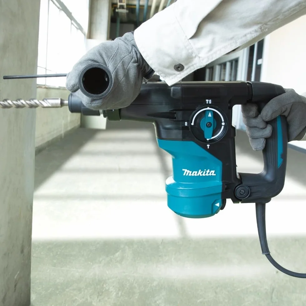 Makita HR3001CJ/2 SDS-Plus 240 V 30 mm młotek obrotowy w zestawie z torbą Makpac