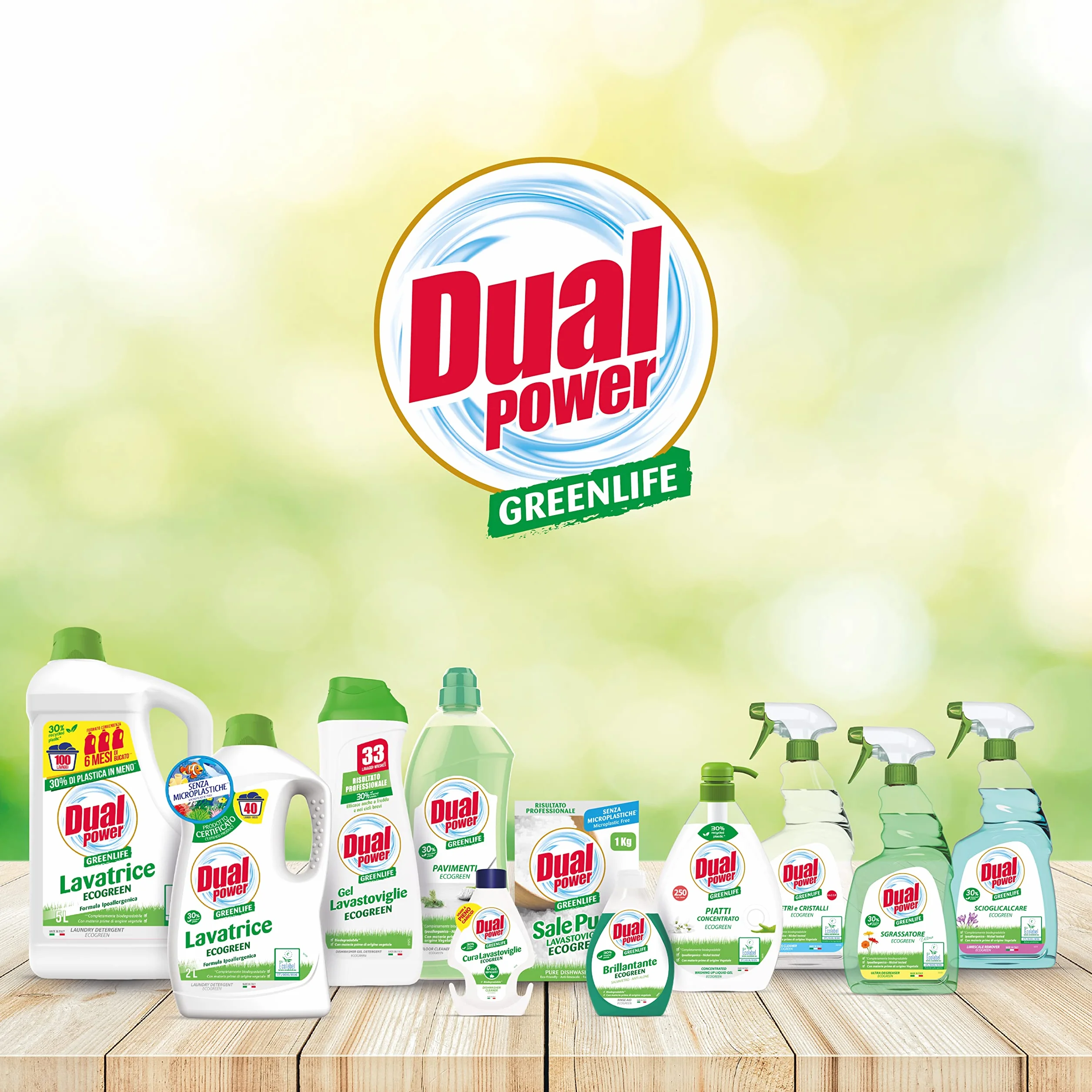 DUAL POWER GreenLife Ekologiczny żel do zmywarki 660ml