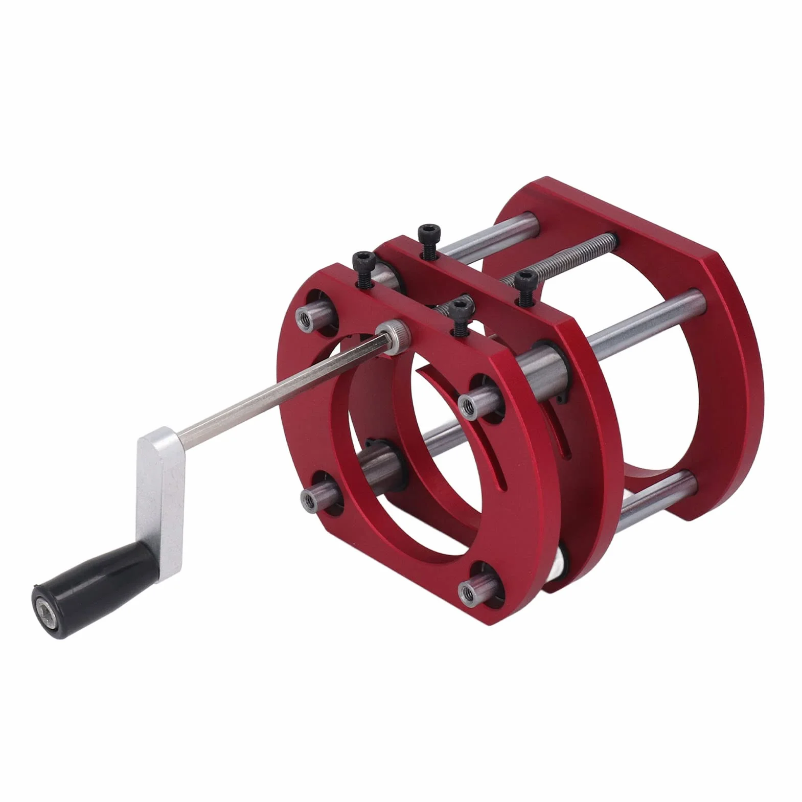 ANGGREK Router Lift do frezarki górnowrzecionowej, podstawa do podnoszenia routera ze stopu aluminium, stal nierdzewna, 4 szczęki zaciskowe, podstawa do silników o średnicy 64-66 mm