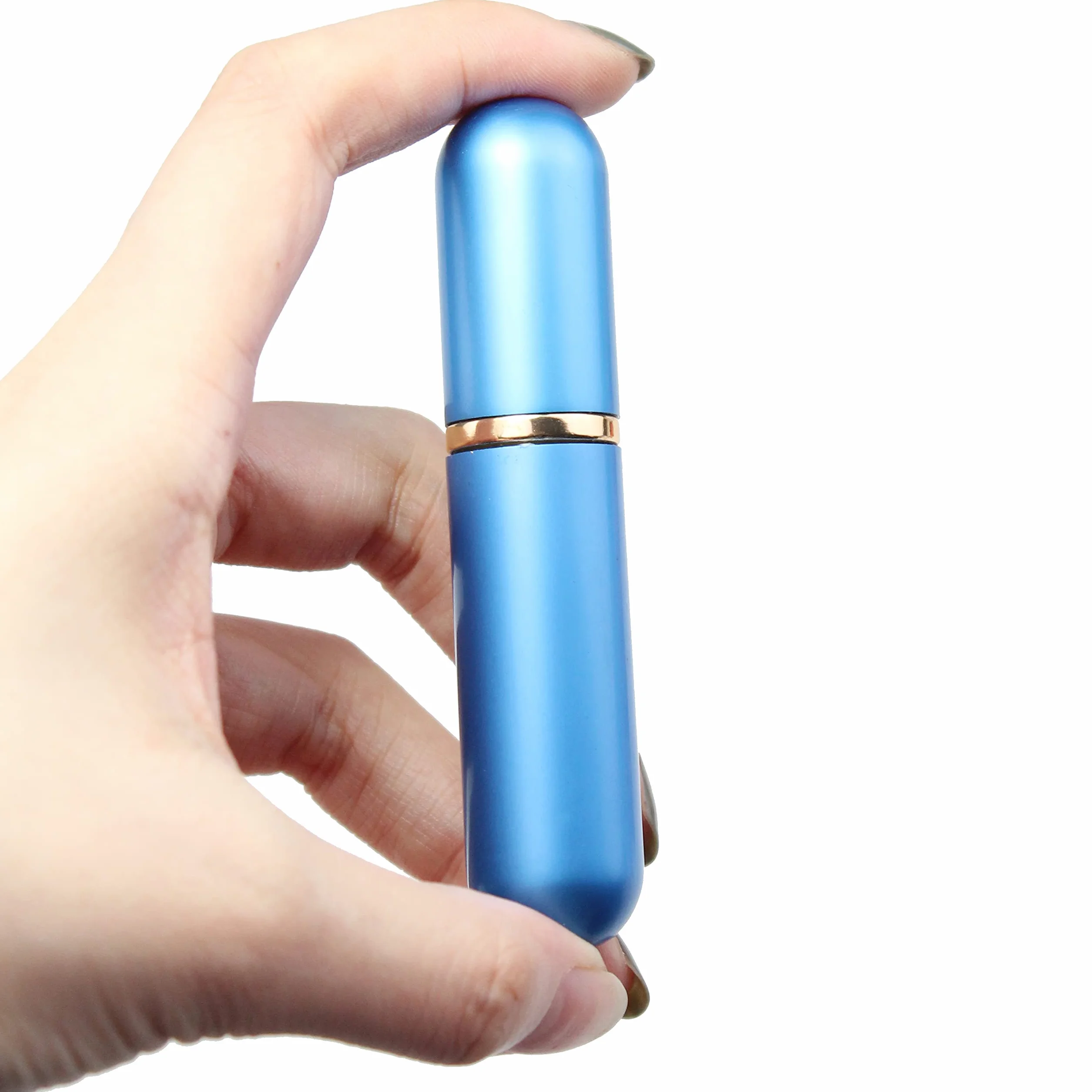 8-pakowy inhalator olejków eterycznych Aluminiowe rurki do aromaterapii do nosa z 8 bawełnianym knotem Puste przenośne rurki do inhalatora Milti-Color do wielokrotnego napełniania do podróży