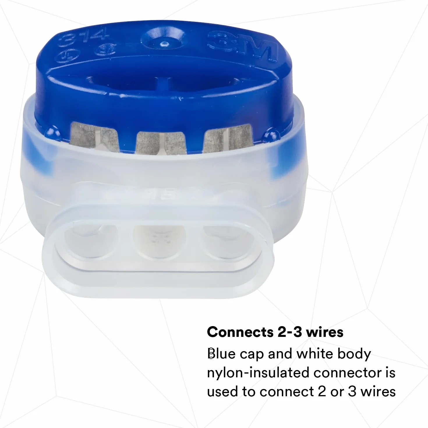 3M 314 80000209561 Łącznik Chroniący przed Wilgocią, Niebieski, 0,5 mm² - 1,5 mm²