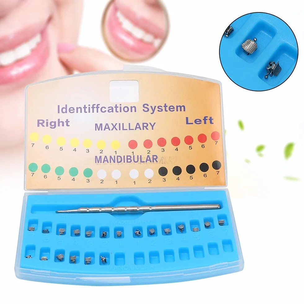 LiebeWH Aktywne Zamki Ortodontyczne Samoligaturujące Lekkie, Zapewniające Krótszy Czas Leczenia z Haczykiem Mini Roth 0,022 3-4-5 dla Lekarzy Dentystów