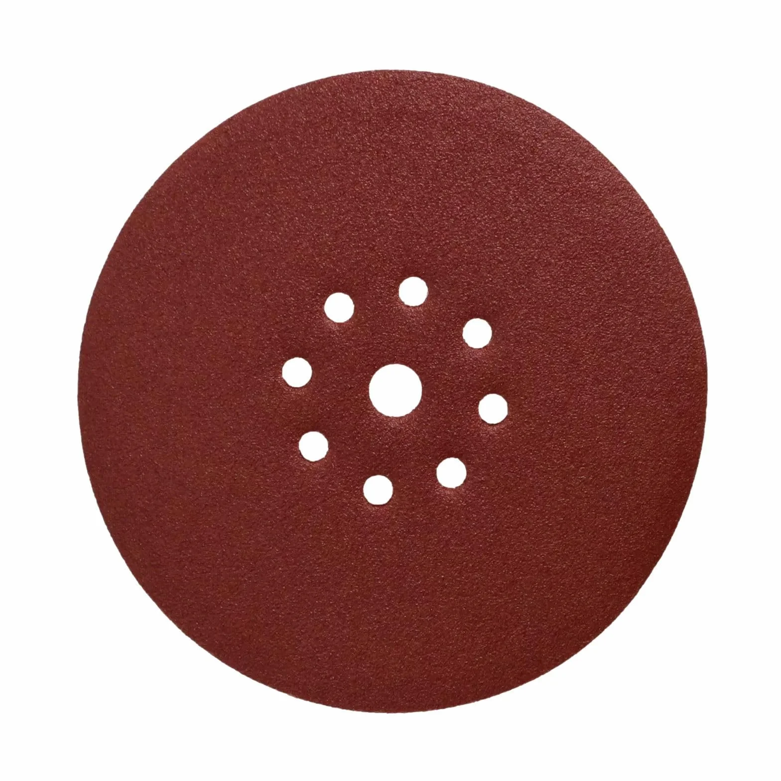 Woltersberger 30 x tarcza szlifierska Ø 225 mm | ziarnistość P180 | 8 czerwonych otworów | papier ścierny do płyt gipsowo-kartonowych, szlifierka do płyt gipsowo-kartonowych, szlifierka do długich