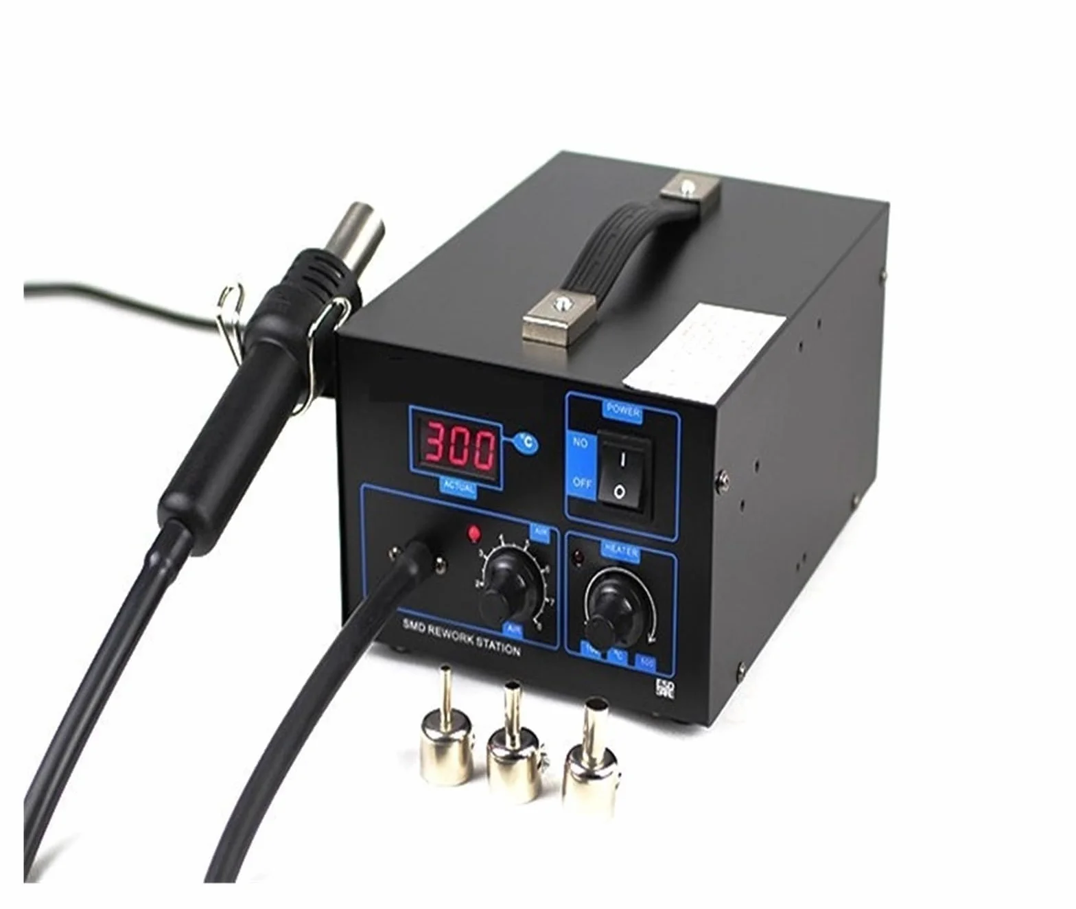 Stacja lutownicza 550 W Temperatura 100-450 Stopni Celsjusza 850AD Stacja Lutownicza Na Gorącą Wiatrówkę Stacja Lutownicza SMD Stacja Na Opalarkę