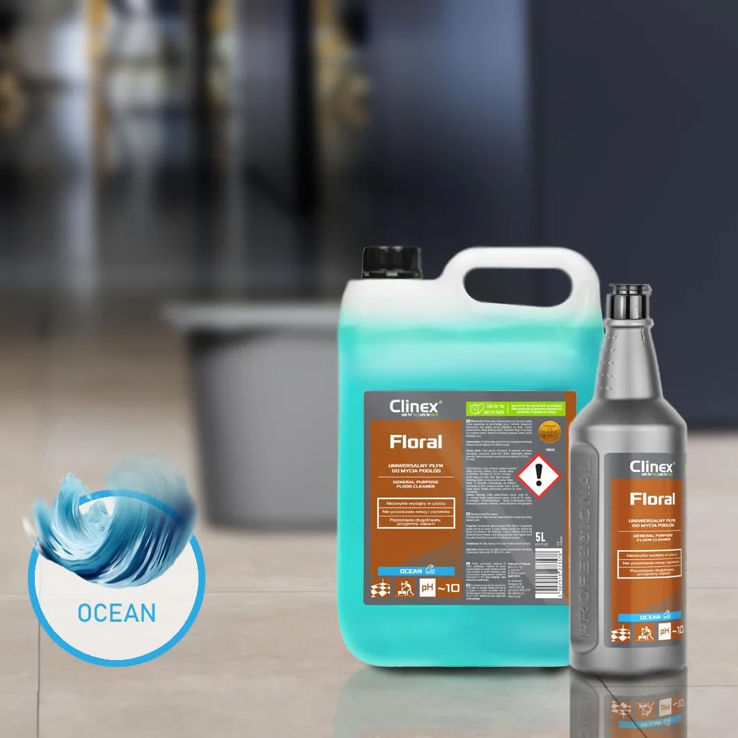 Uniwersalny Liquid CLINEX Floral Ocean 77-890, do czyszczenia podłóg
