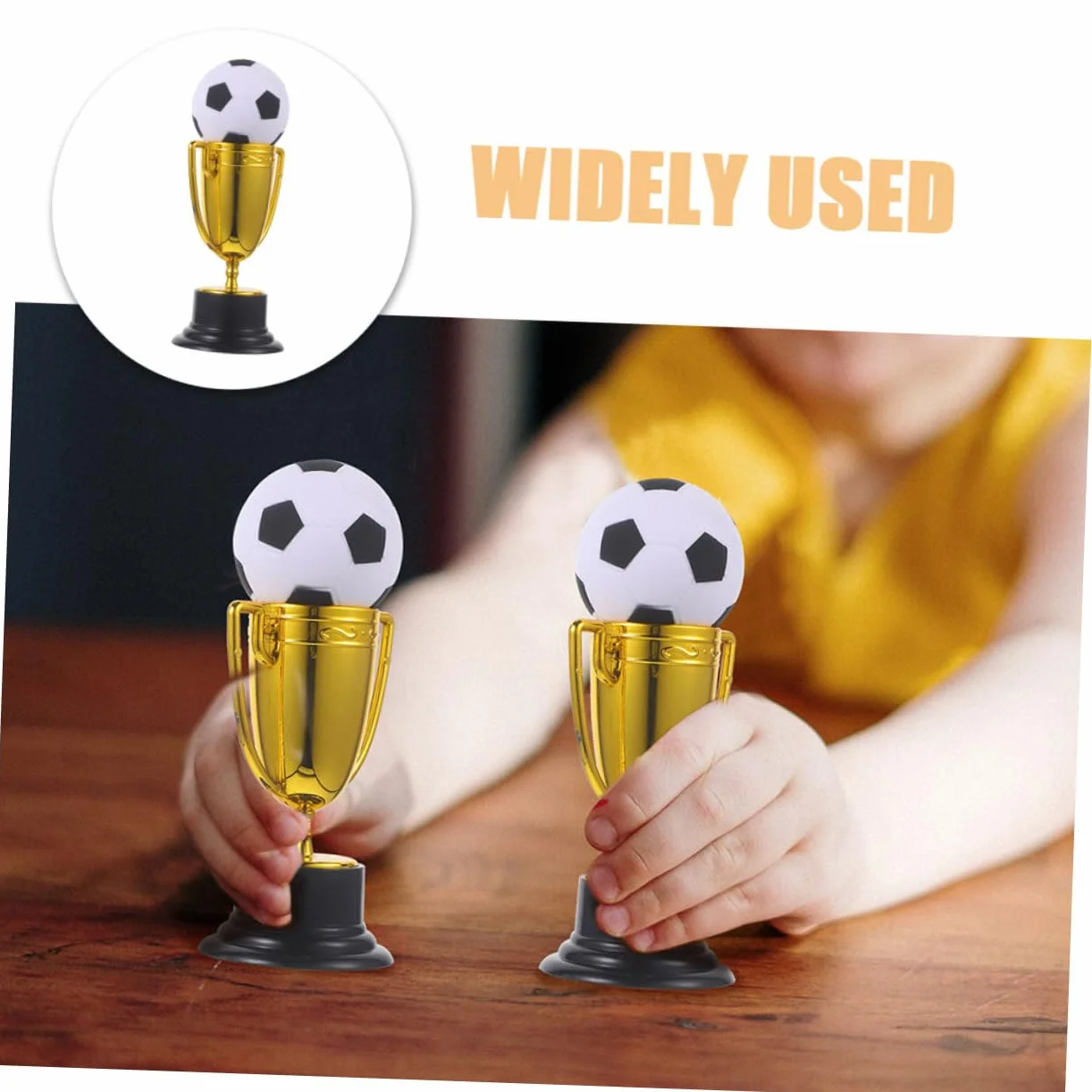 NUOBESTY Zestaw 3 Małych Plastikowych Trofeów Na Zawody Games Celebration Competition Award Trophy Cup