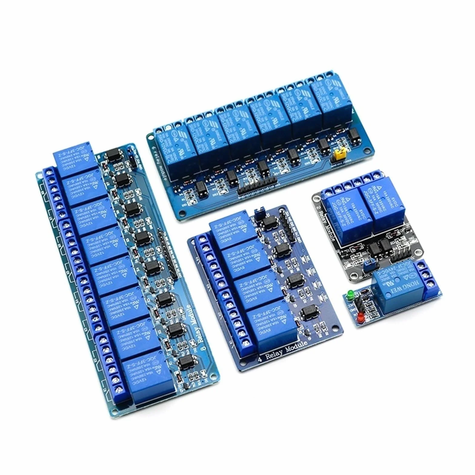 Moduł przekaźnikowy 5 V 12 V 24 V z wyjściem transoptora 1 2 4 6 8 16 Way 1 szt. (12 V, 6-drożny)