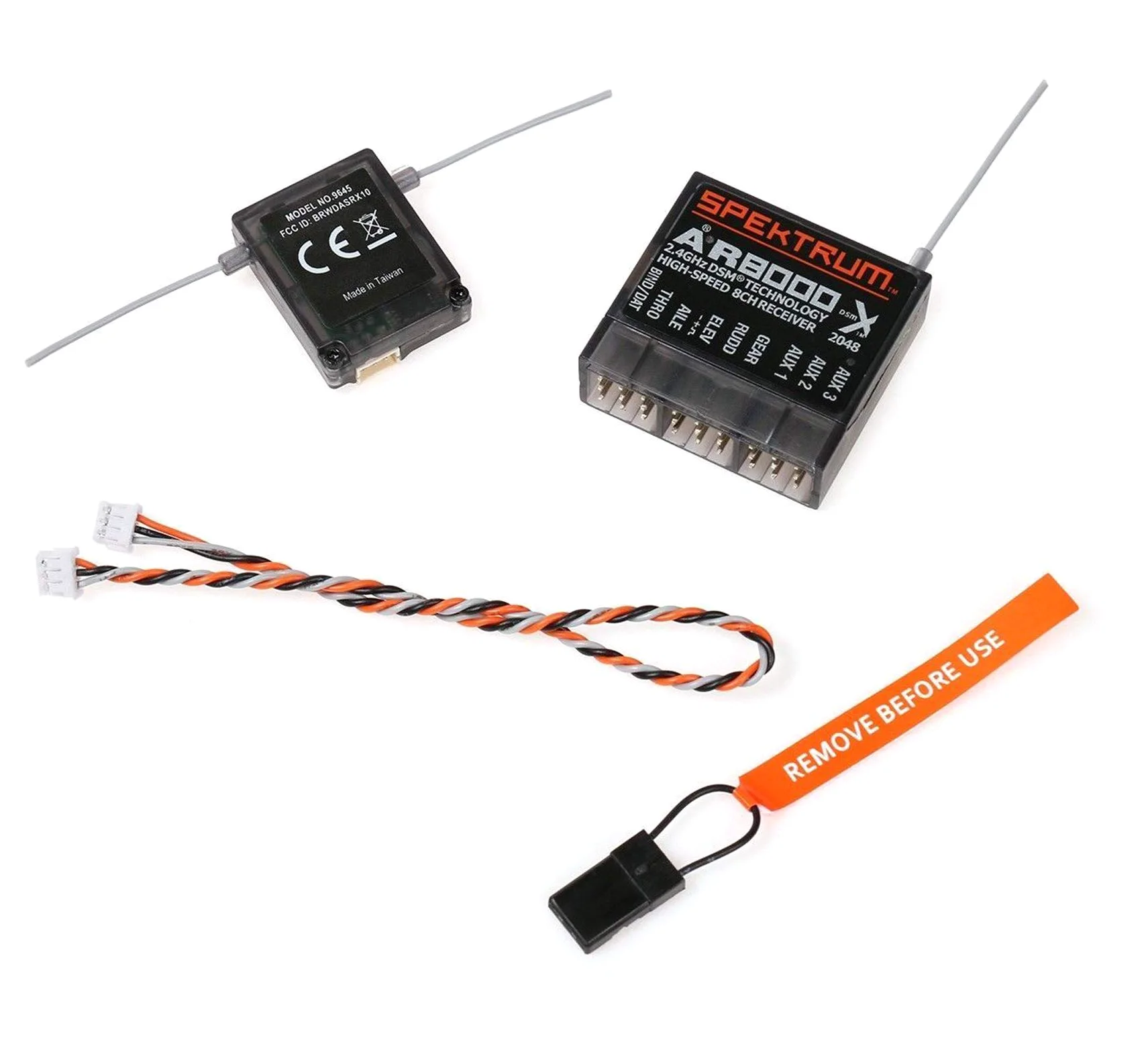 Spectrum AR8000 8CH DSM2 DSMX odbiornik RC z szybką prędkością do DX7, DX8, DX9, DX18