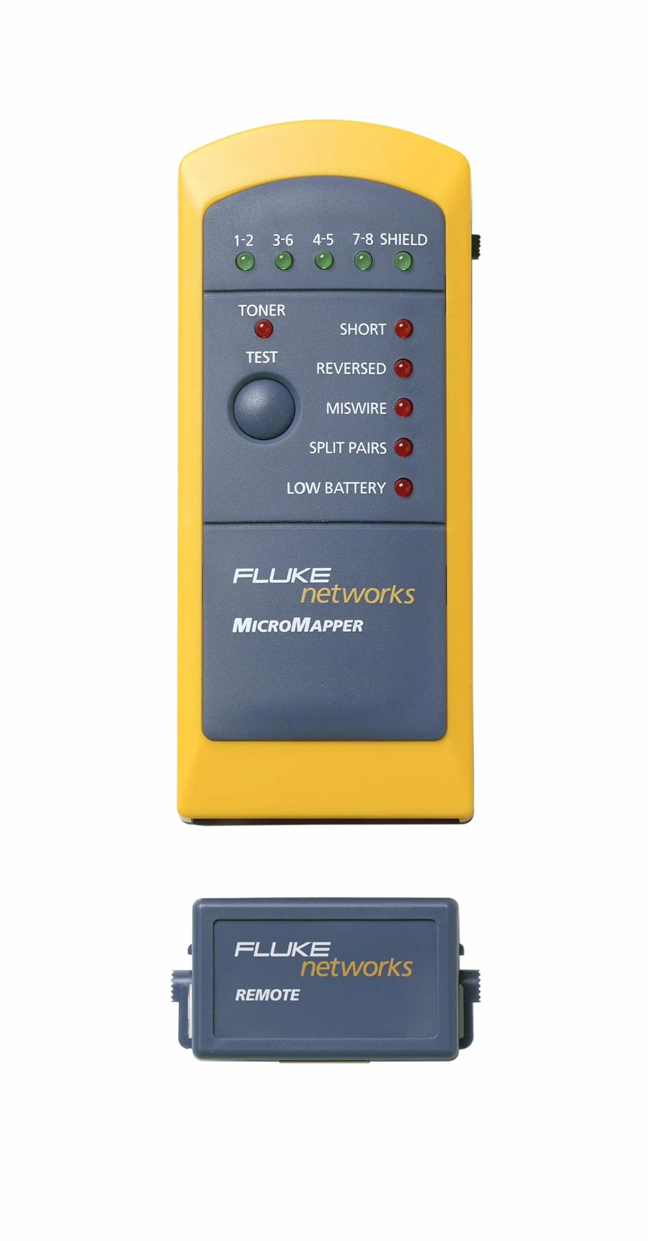 Fluke Networks MT-8200-49A Tester Ciągłości Obwodów, Szary/Żółty, 30 x 40,6 x 10cm