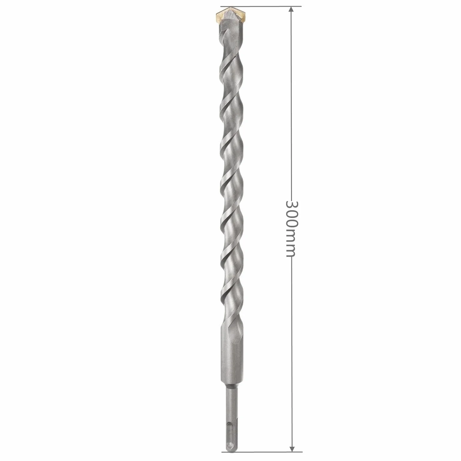 Wiertło do muru SDS Plus 300 mm - 6-25 mm wiertło udarowe z węglików spiekanych do betonu, cementu, cegły, kamienia, 1 szt.(20mm)