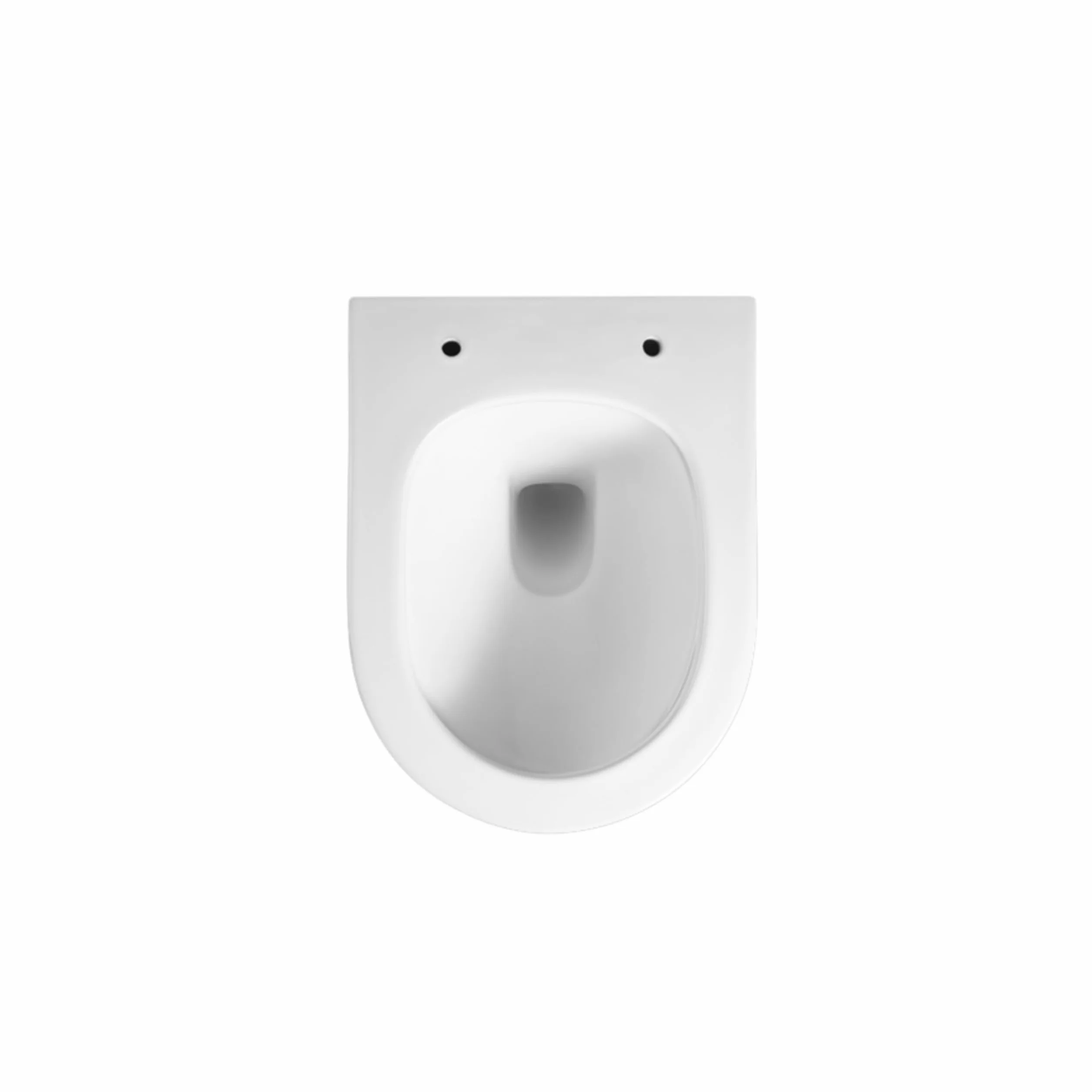 AquaUno Rimless wisząca muszla klozetowa bez obramowania – biała ceramiczna toaleta z systemem Quick Release z duroplastu, higieniczna i łatwa w pielęgnacji, w zestawie zestaw montażowy – model LIVO