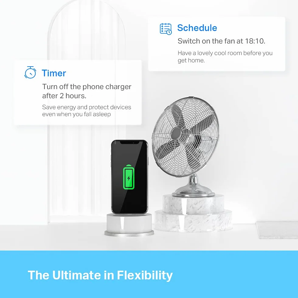Tp-Link Tapo P110 Inteligentne Gniazdko Wi-Fi, Biały, 1 gniazdko