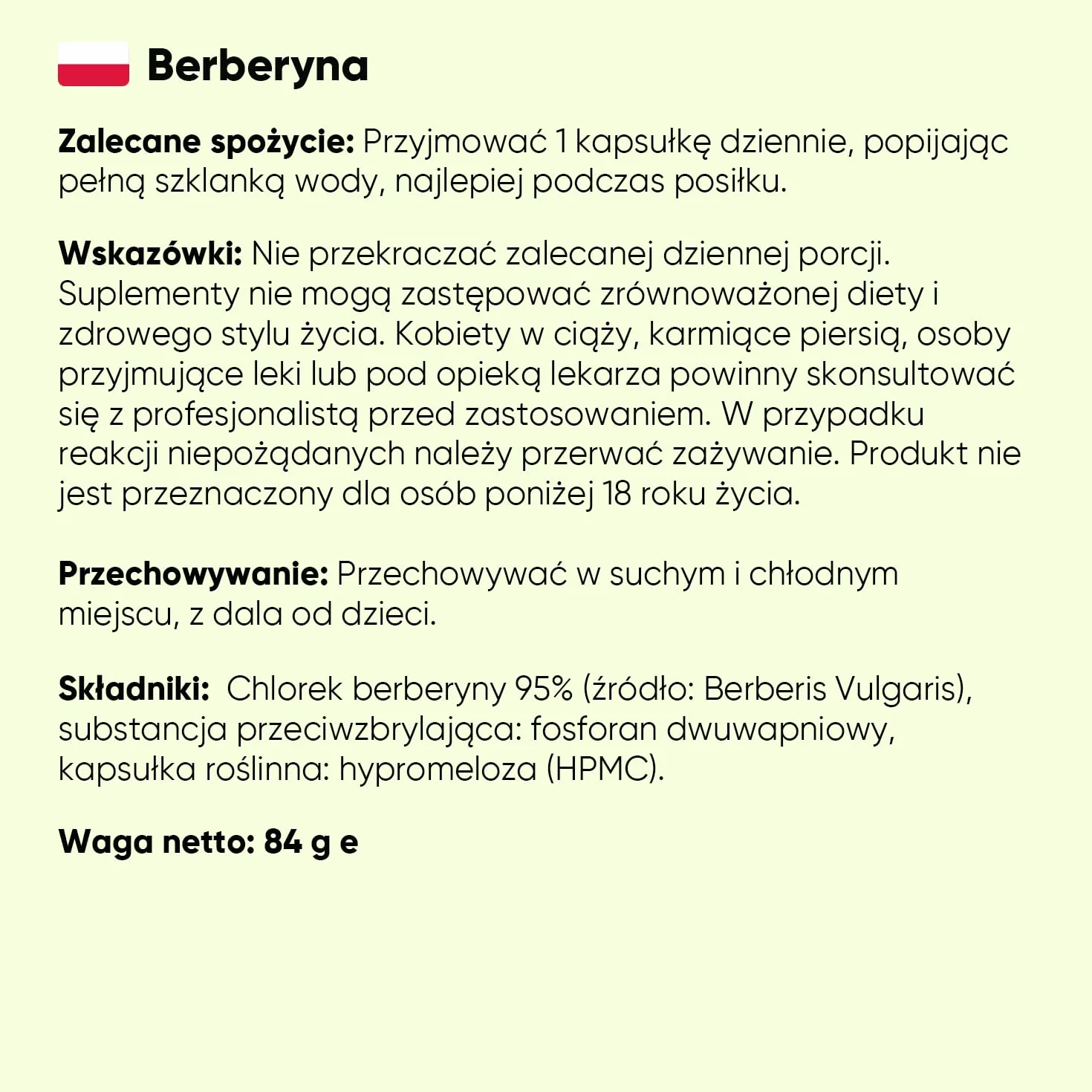 Berberyna 500 mg, opakowanie 120 kapsułek, zaopatrzenie na 4 miesiące – suplement berberyny odpowiedni dla wegan, bez alergenów, bezglutenowy oraz bez GMO, tylko raz dziennie