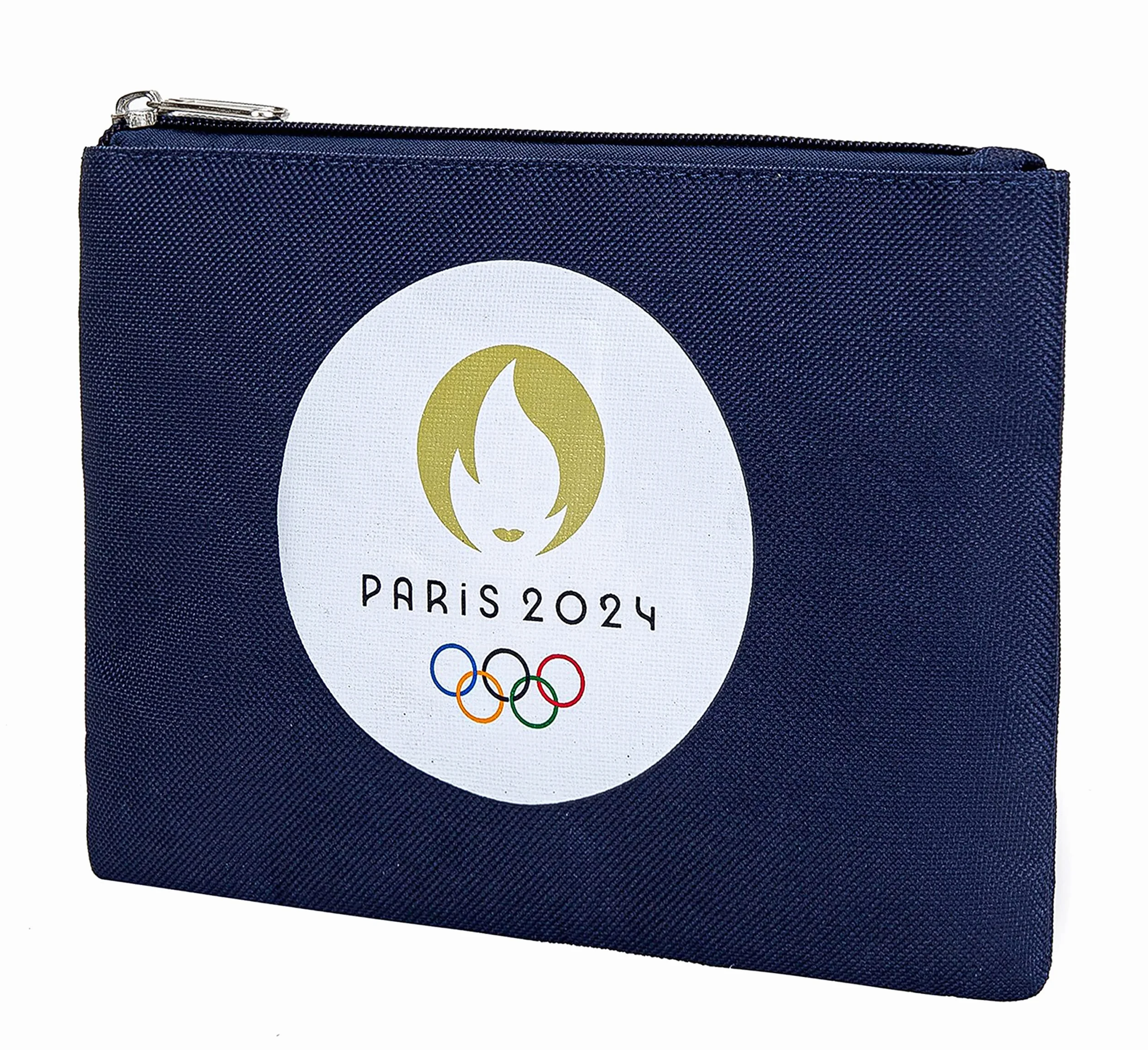 PARIS 2024 Etui JO Oficjalna Kolekcja Igrzyska Olimpijskie Niebieski 21x15cm