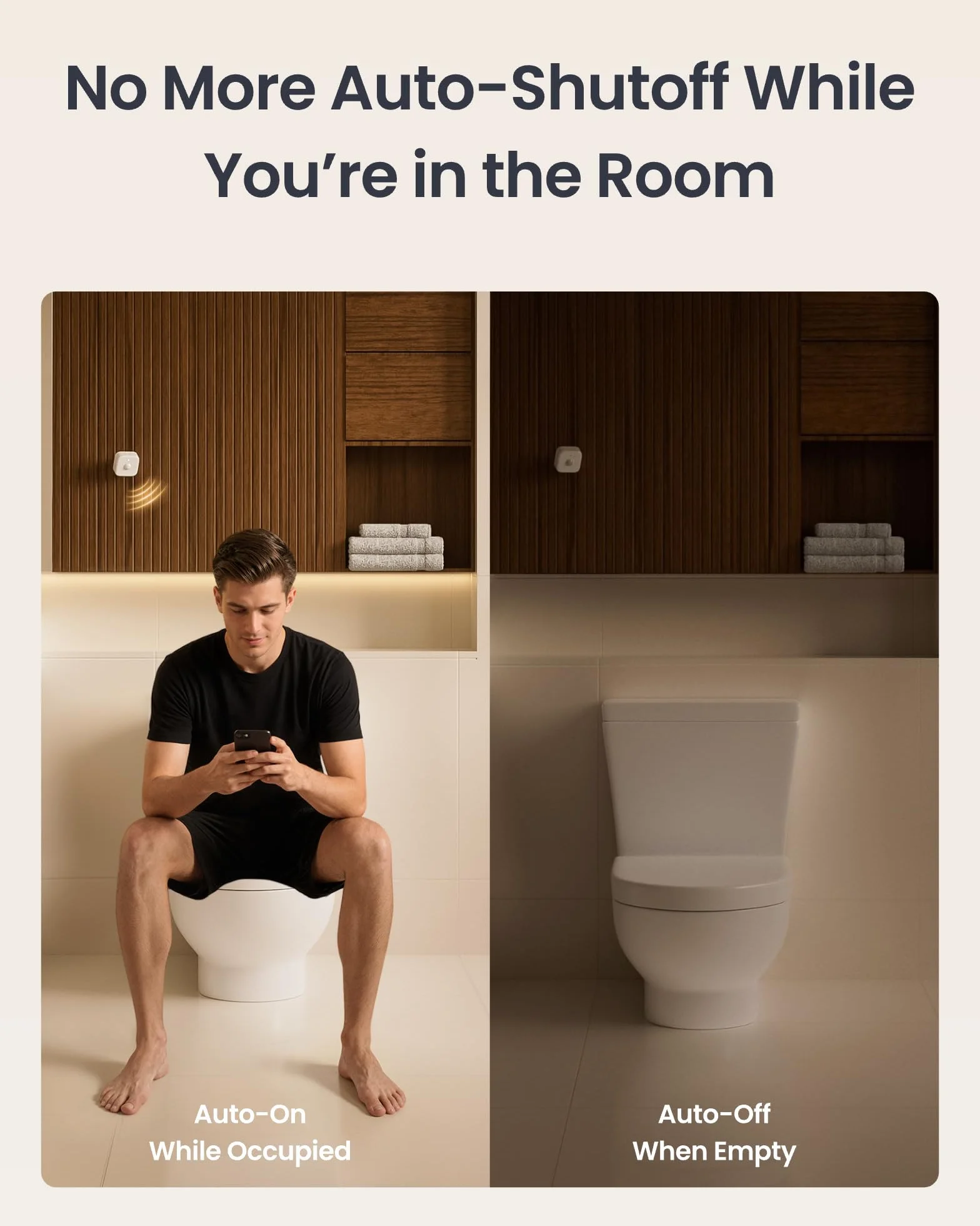 SwitchBot Inteligentny radarowy czujnik ruchu mmWave, czujnik obecności Bluetooth z dynamicznym wykrywaniem, współpracuje z Alexa, HomeKit i Apple Home przez SwitchBot Hub, 2 lata pracy baterii