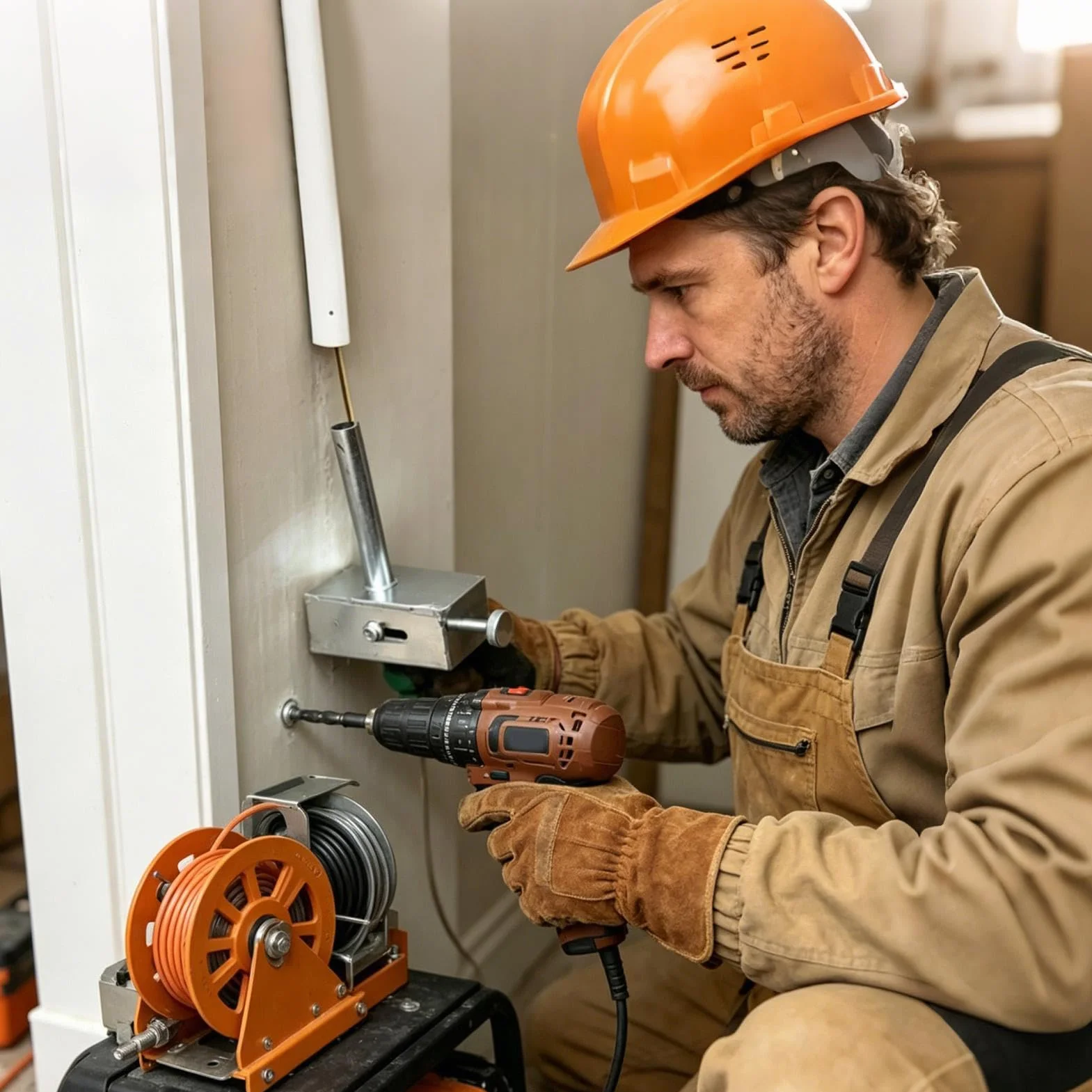Narzędzia do przeciągania kabli 15 m taśma stalowa wytrzymała giętka | Narzędzie do przeciągania kabli w rurach dla elektryków hydraulików techników na budowę instalacji rur i
