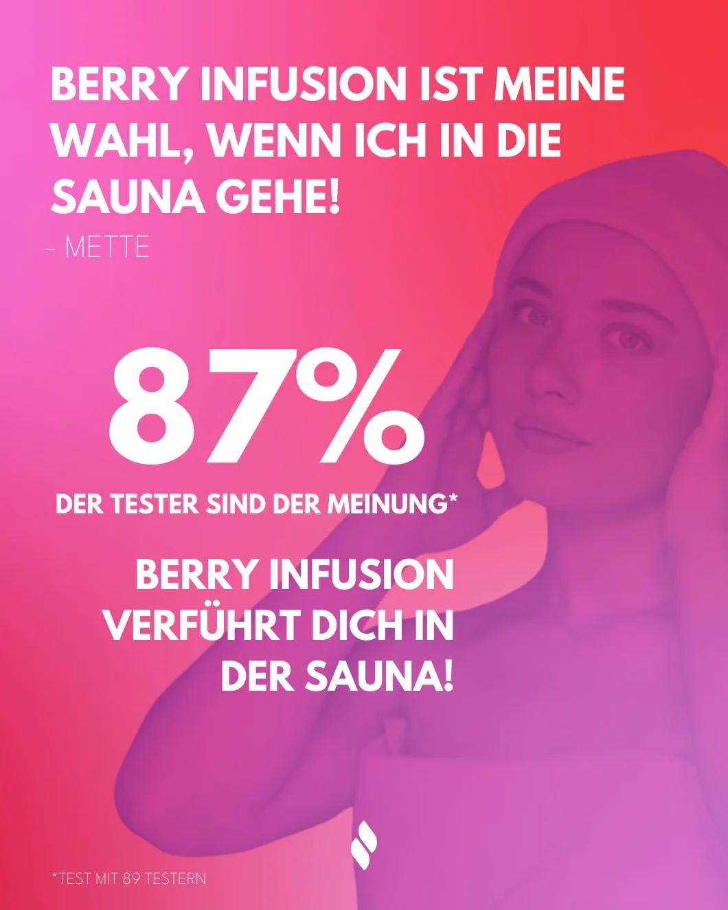 frihed. Napar do sauny Berry Infusion, Truskawka & Śmietana, skoncentrowane olejki, słodki zapach, szklana butelka