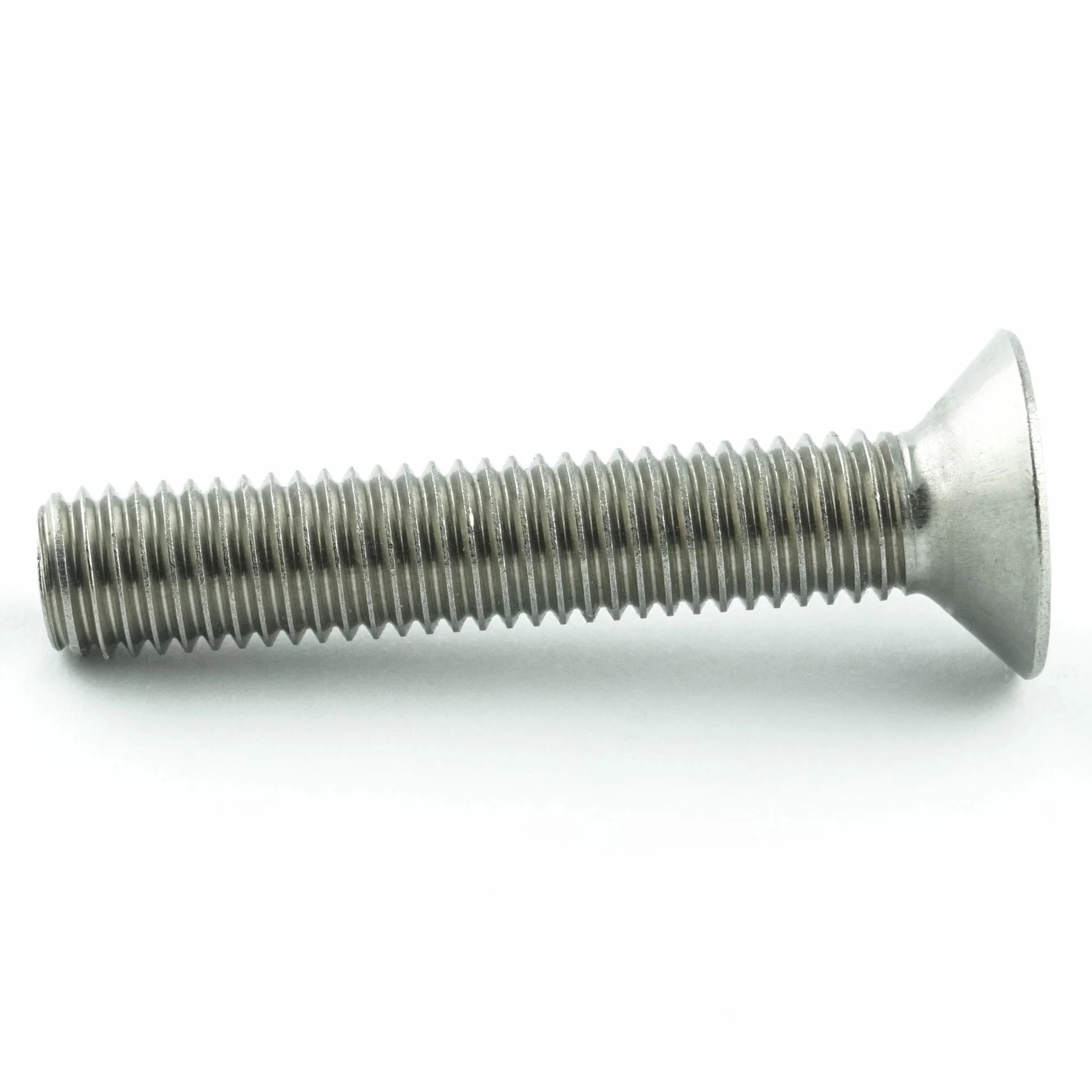 M4 x 20 mm śruby z łbem wpuszczanym z gniazdem sześciokątnym (10 sztuk) - DIN 7991 - ISO 10642 śruby z łbem wpuszczanym - śruby gwintowane - pełny gwint - stal szlachetna A2 V2A - nierdzewne