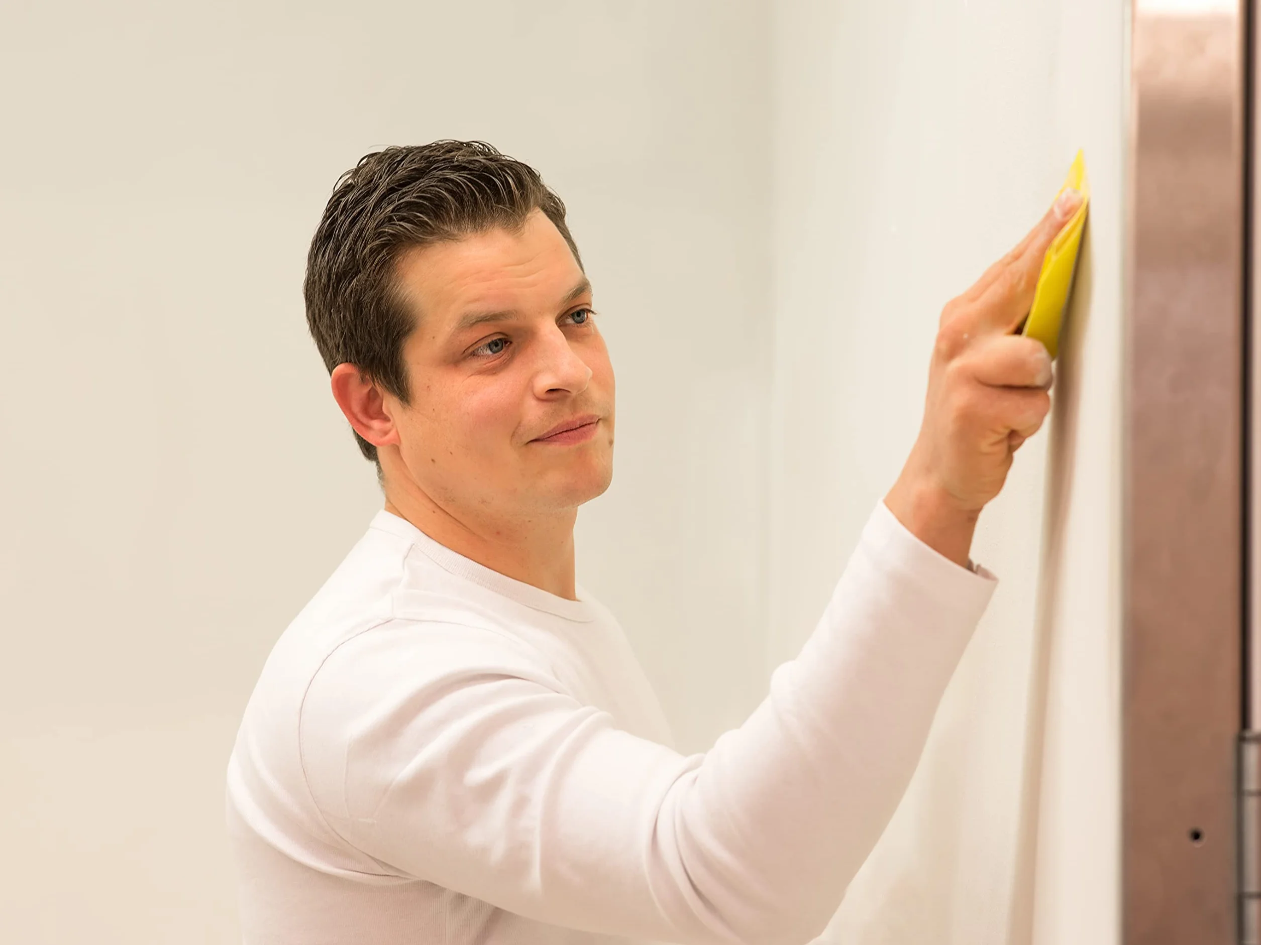 Mirka papier ścierny Yellow 115 mm x 50 m P60 rzep | Papier ścierny Mirka P60 do drewna farb szpachli plastiku 115 mm x 50 m wysoka wydajność i trwałość