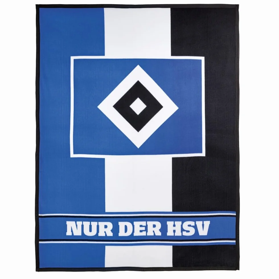 Hamburger SV HSV serwis wysyłkowy HSV koc polarowy paski