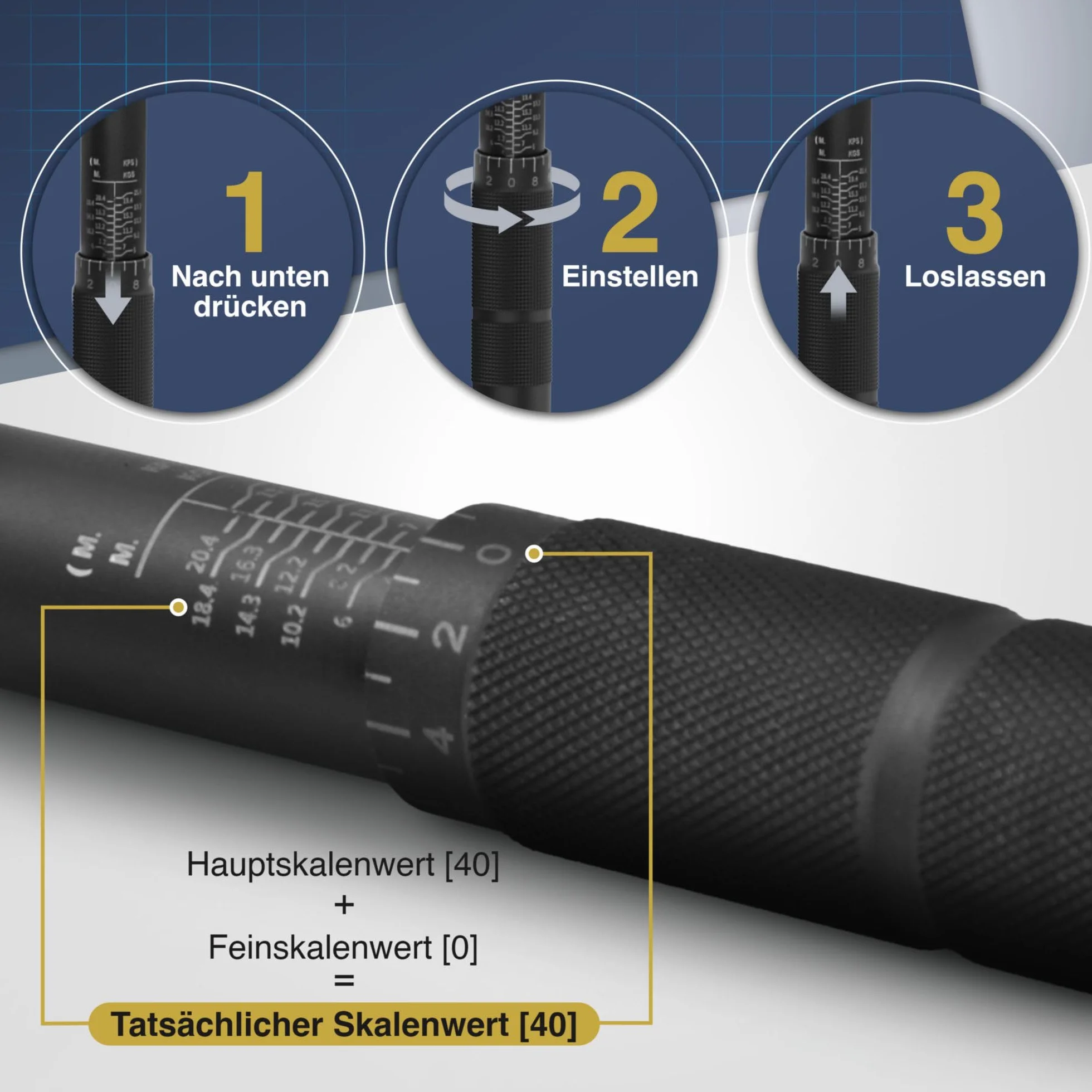 cartrend Klucz dynamometryczny do samochodu, zakres regulacji do 210 Nm, napęd 1/2" (12,7 mm) czworokątny, hartowany, chromowany i polerowany materiał, z antypoślizgowym uchwytem