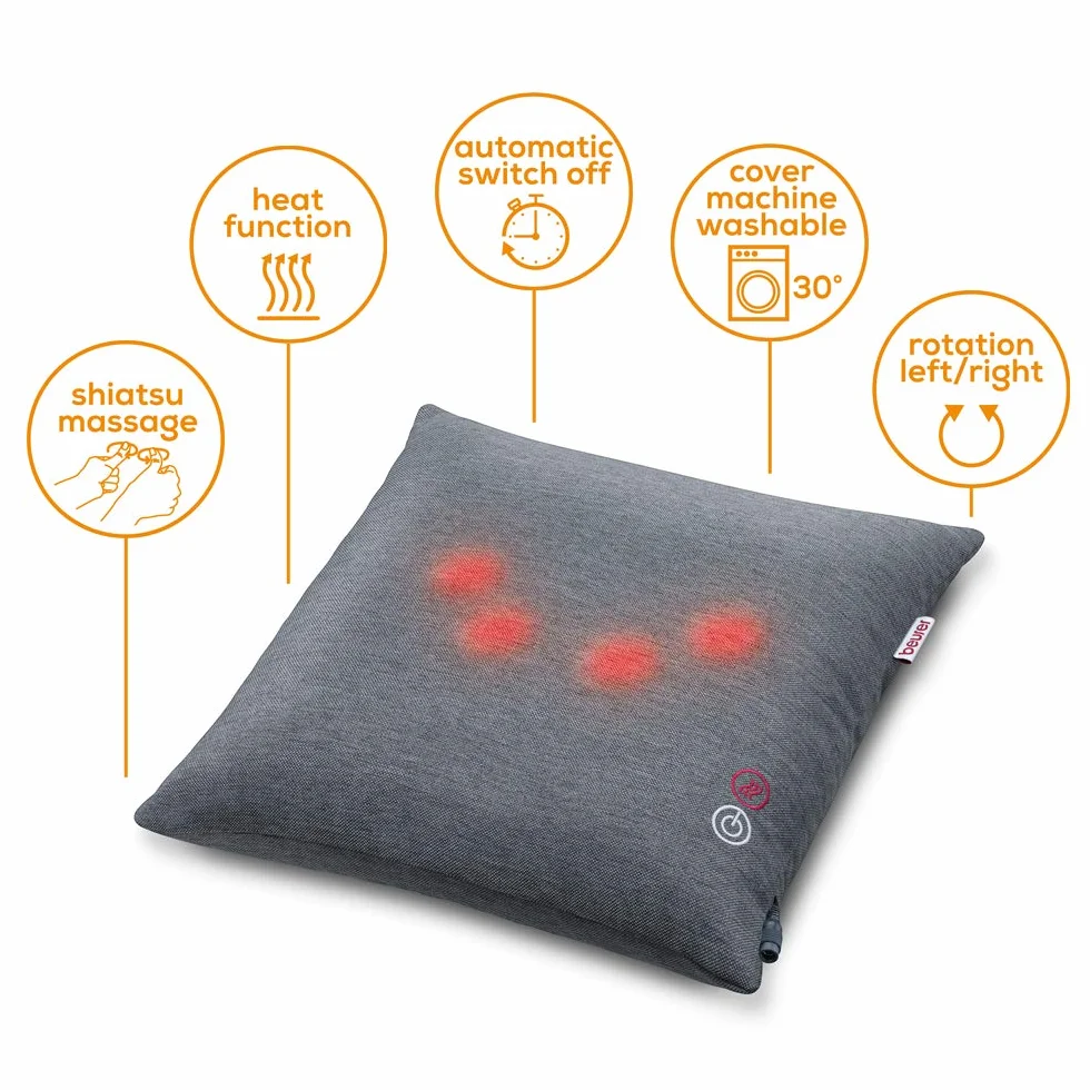 Beurer MG 135 Poduszka do masażu Shiatsu z podgrzewaniem 40x40 cm