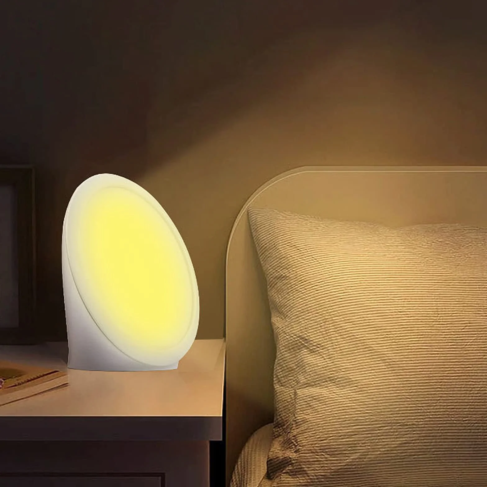 Lampa Terapeutyczna LED, Przenośne Światło LUX O Pełnym Spektrum Z 5 Poziomami Jasności I 3 Poziomami Temperatury Barwowej, Kontrola Czasu, Na Depresję Nadpobudliwości Bezsenności