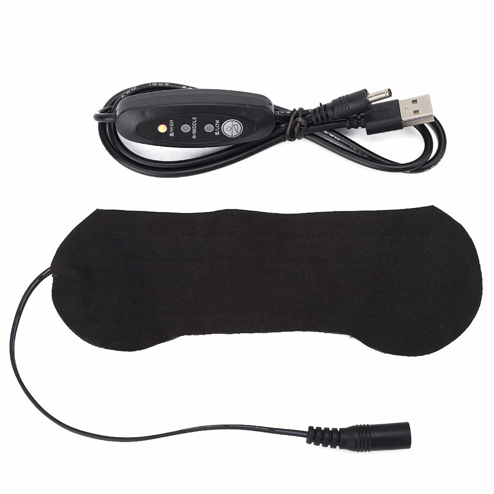 Podgrzewana Maska na Oczy USB, Elektryczna Podkładka do Suchych Oczu, Ciepła do Spania