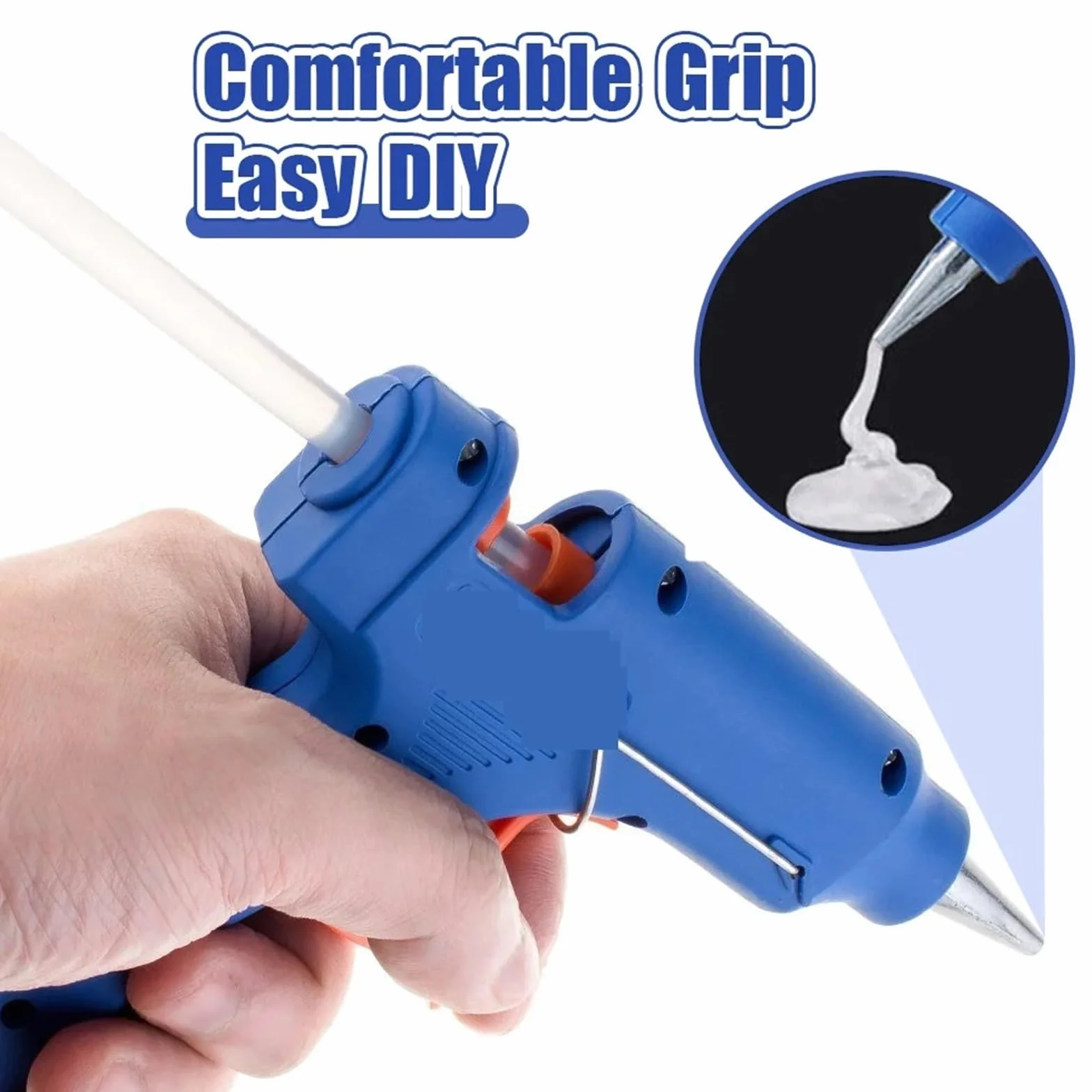 Pistolet do klejenia na gorąco, 6PCS 20 W Hot Metting Gun, Domowy Przemysł, Wysokie Temperature Electric Heating Curting Tool