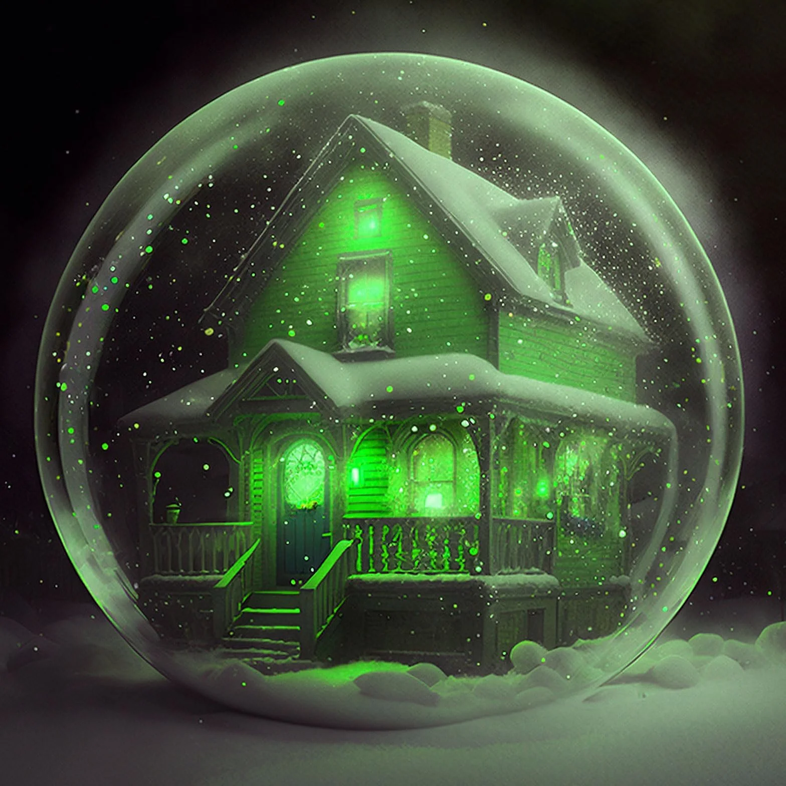 10szt Miniaturowe Lampki LED, Mini Mały Światło z Dołączoną Baterią Micro Reflektor Świateł do Dekoracji Przyjęcia DIY Paper Lantern Akcesoria do Domku dla Lalek (Zielony)