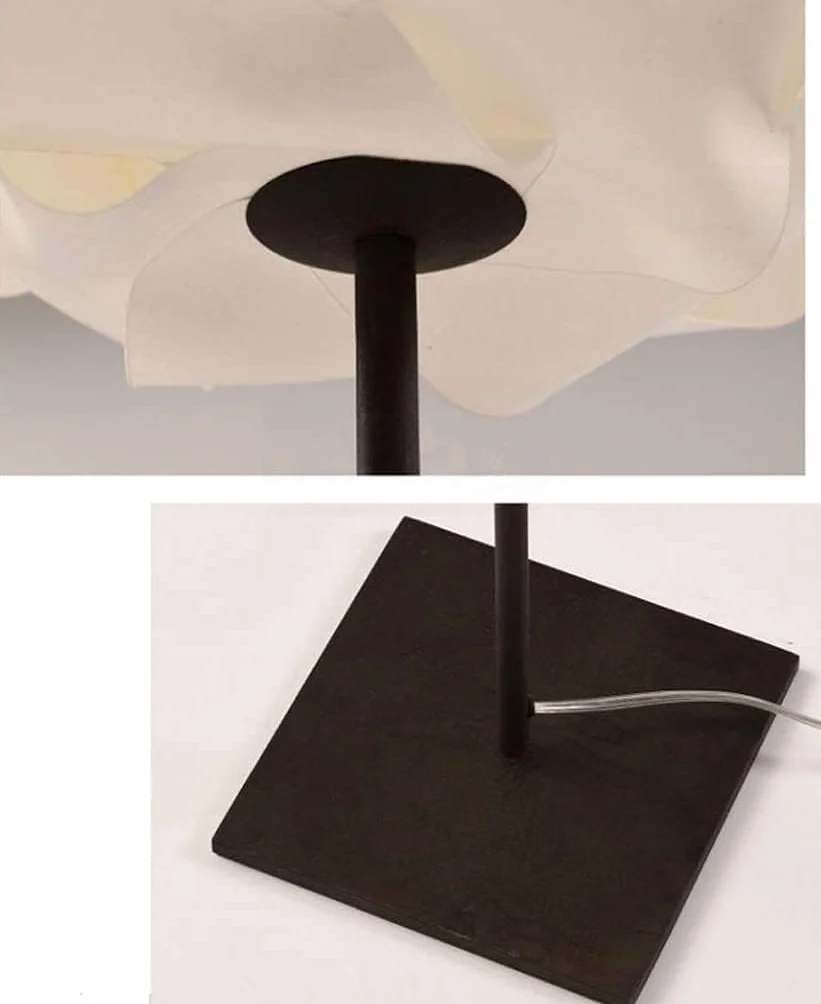 Lampa podłogowa, kreatywna lampa podłogowa LED, żelazna lampa podłogowa, ręcznie robiona papierowa lampa do czytania, lampa do salonu, lampa nocna, wysoki słup, lampa narożna