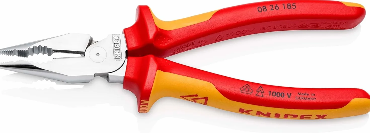 KNIPEX Szczypce uniwersalne 185 mm izolowane VDE chromowane wielokomponentowe 08 26 185