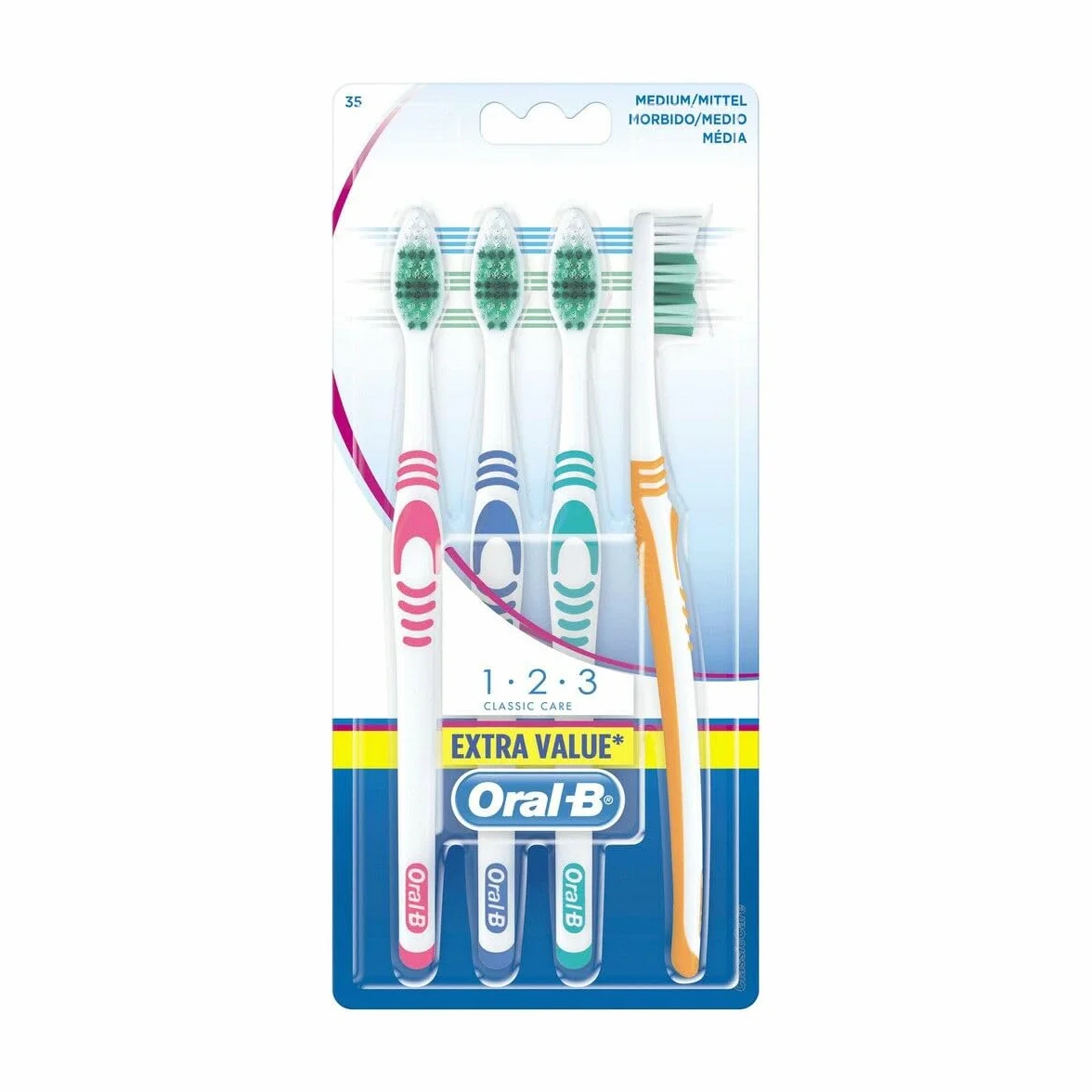 Oral B-Spazzolini zębów (4 sztuki, średnie