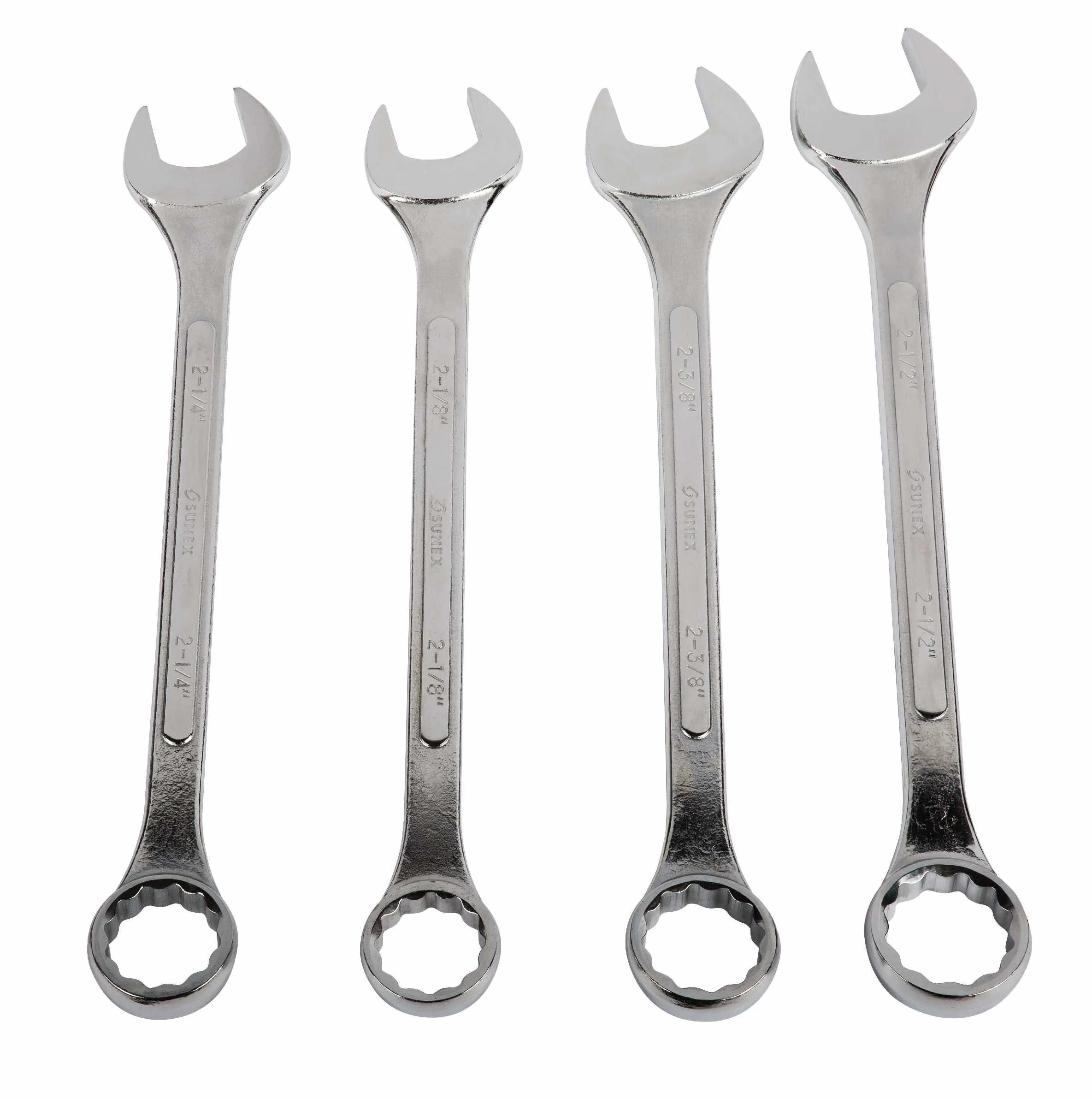 Sunex Tools 9604 Super Jumbo SAE zestaw kluczy płasko-oczkowych 4-częściowy
