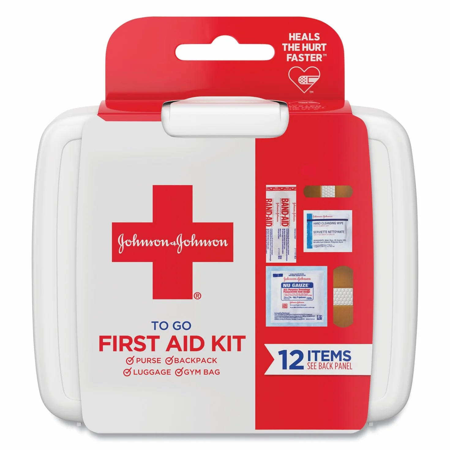 JOHNSON & JOHNSON RED CROSS Mini pierwsza pomoc 12 sztuk