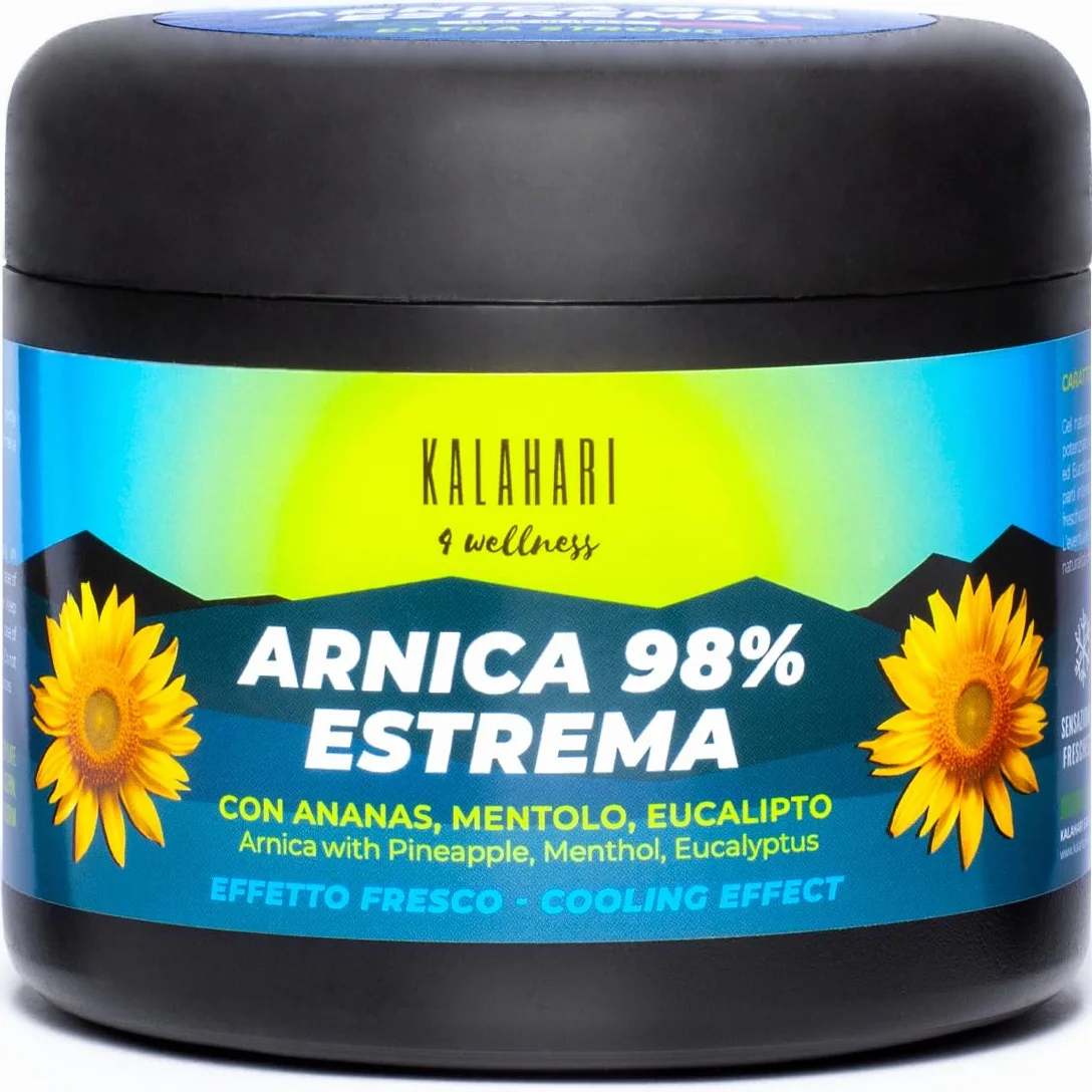 KALAHARI Arnika 98% Gel z wyciągiem z Ananasa 500 ml – Intensywne działanie do masażu mięśni i stawów