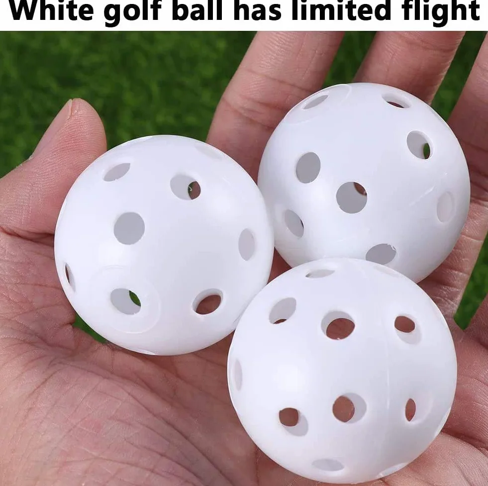 ProLeo Piłki golfowe do ćwiczeń i ćwiczeń, 24 sztuki, do jazdy samochodem, treningu swingowego, wewnątrz lub na zewnątrz