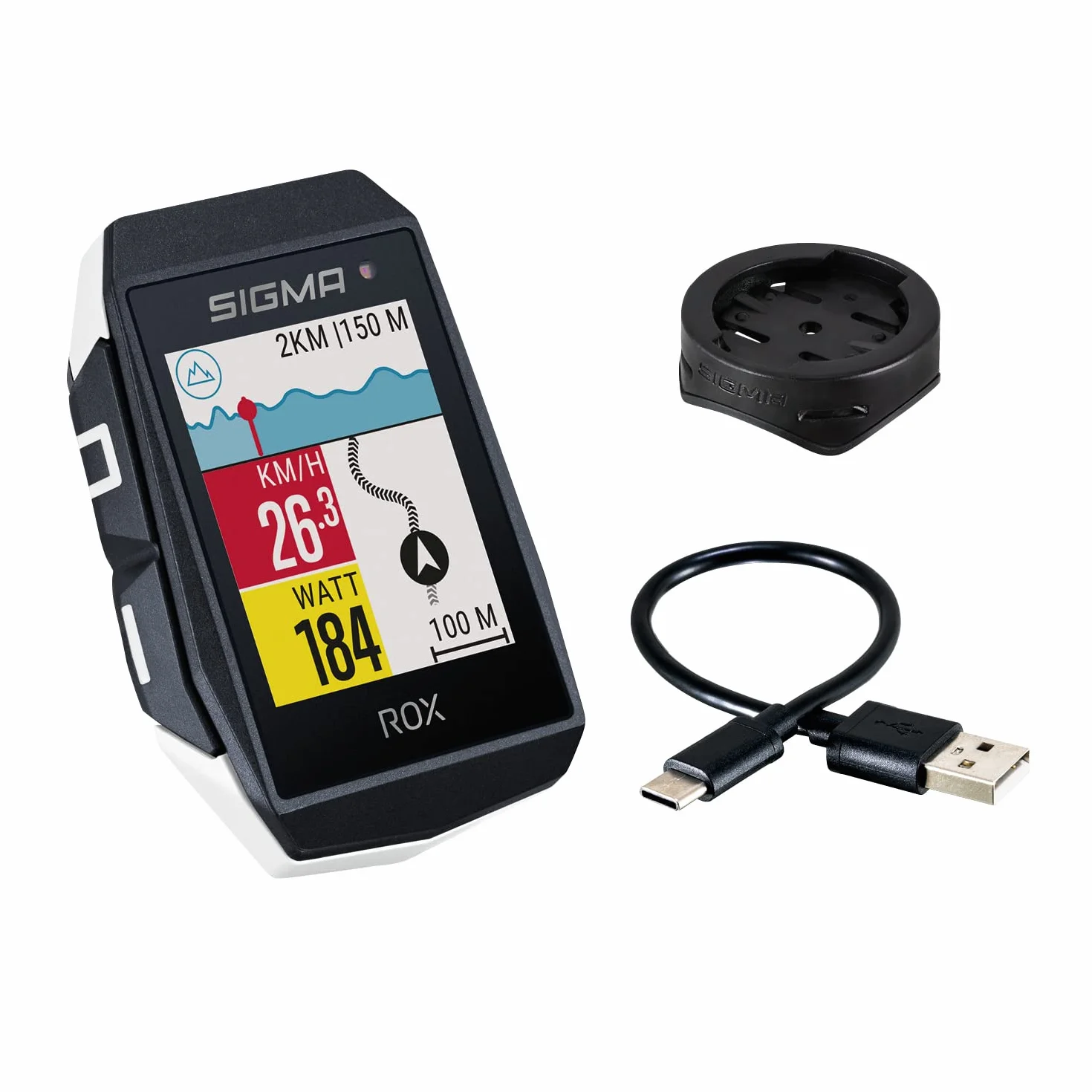 Sigma Rox 11.1 Evo Komputer Rowerowy, Biały