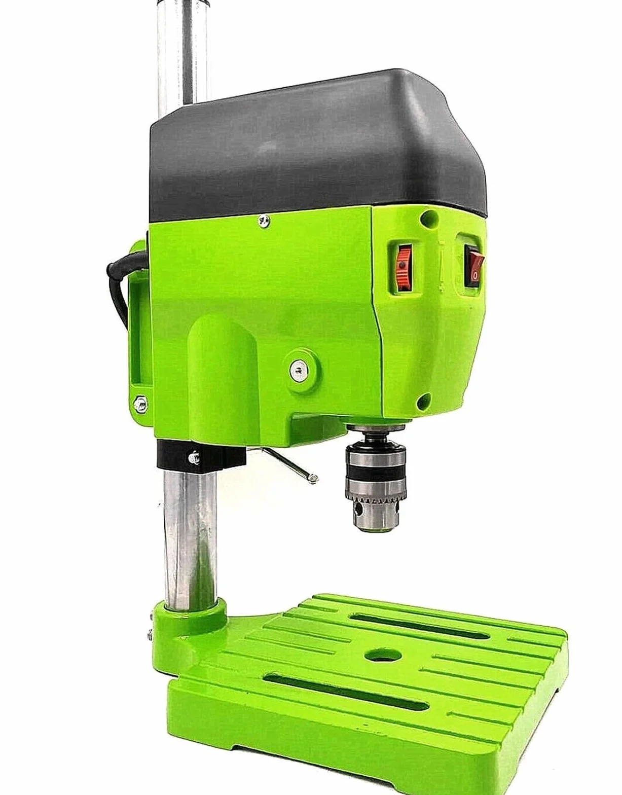 Wiertarka Stołowa, 480W Mini wiertarka stołowa Wielofunkcyjna przemysłowa elektryczna wiertarka stołowa Metal Making Wiercenie Uchwyt wiertarski 1-10mm